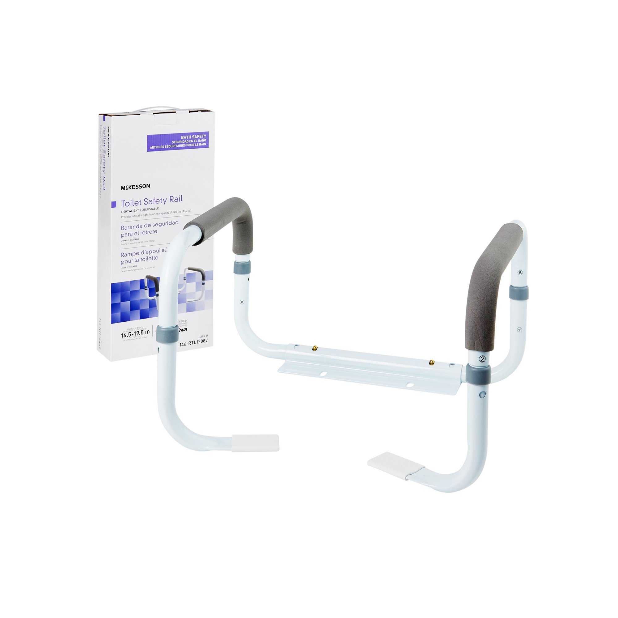 McKesson Brand - 146-RTL12087 McKesson Toilet Safety Rail