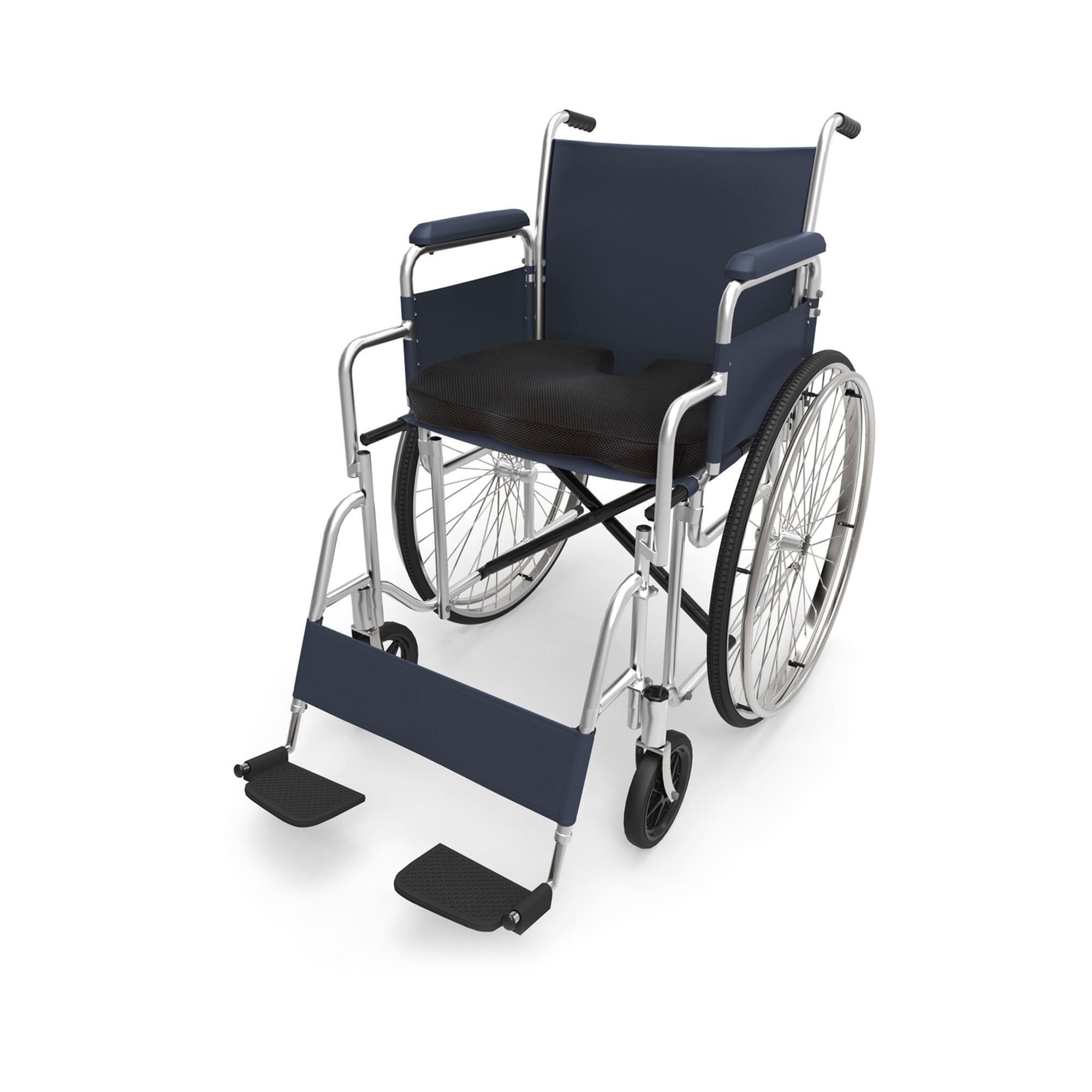 Mabis Healthcare - 513-7957-0200 Coccyx Relief Seat Cushion DMI® 17-1/2 W X 14 L X 2-3/4 D Inch Molded Foam
