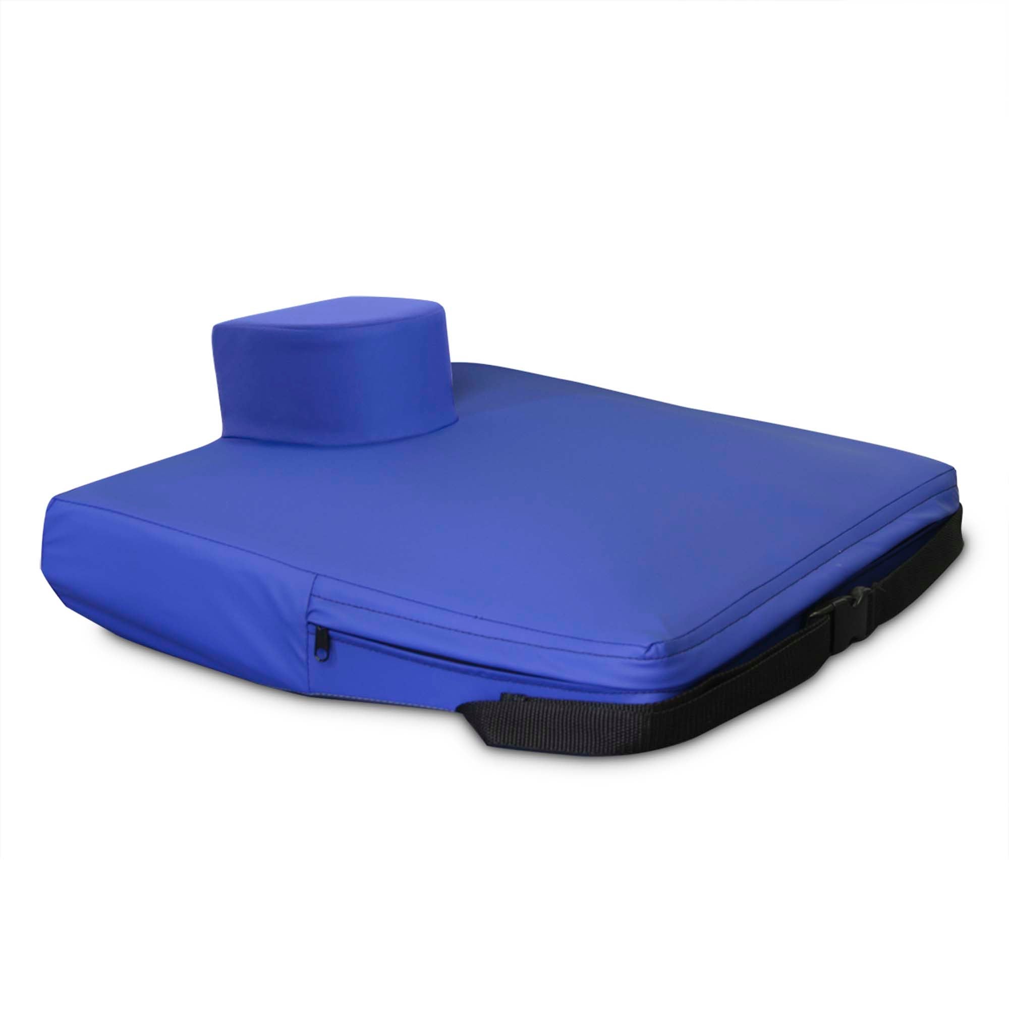 New York Orthopedic - 9599-GWP-221842 Wedge Seat Cushion with Pommel APEX CORE™ 22 W X 18 L X 4 to 2 D Inch Foam / Gel