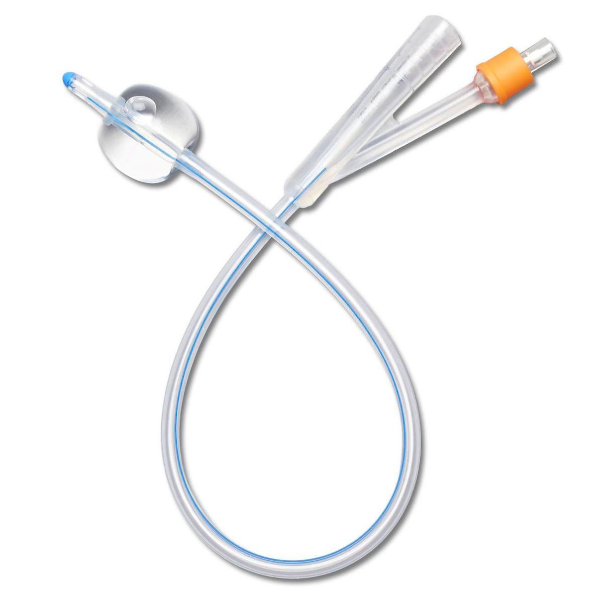 Medline - DYND11536 Foley Catheter SelectSilicone 2-Way Standard Tip 30 cc Balloon 24 Fr. Silicone