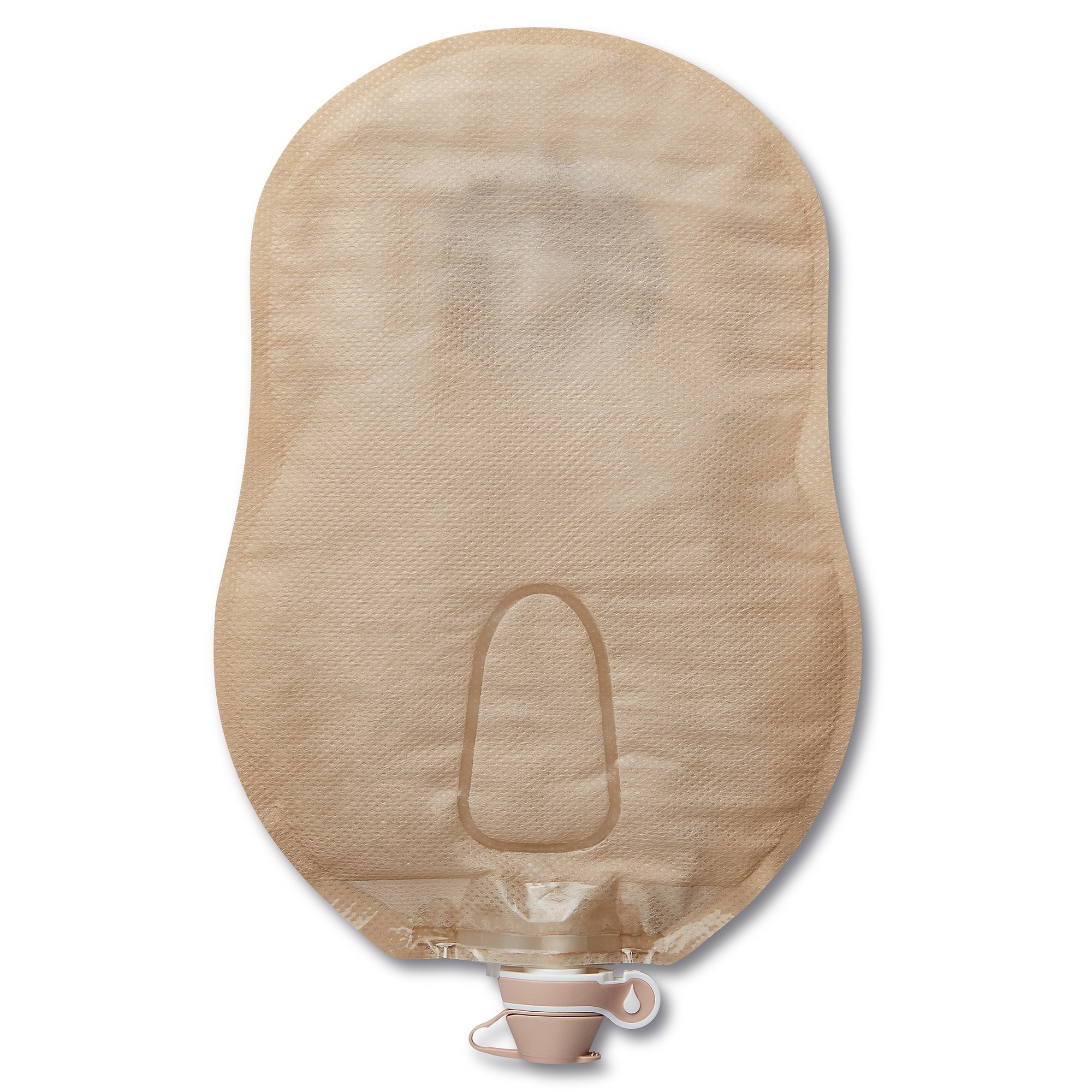 Hollister 84992 - Premier™ 84992 One-Piece Beige Urostomy Pouch, Pre-cut to Fit 19 mm Stomas - 5/Box