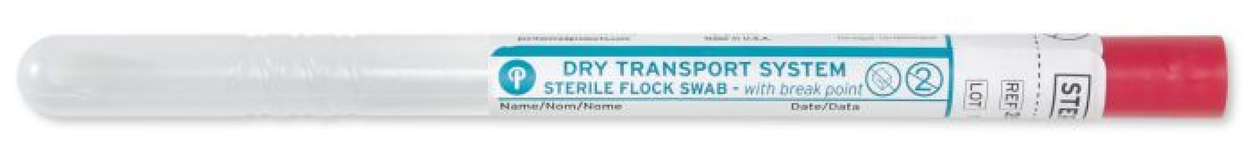 Puritan Medical Products - 25-3306-H BT HydraFlock® Specimen Collection and Transport System 6 Inch Length Sterile