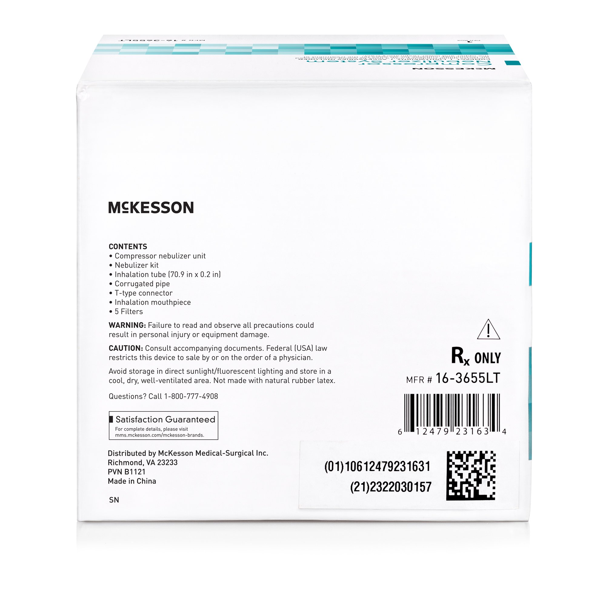 McKesson Brand - 16-3655LT McKesson Compressor Nebulizer System