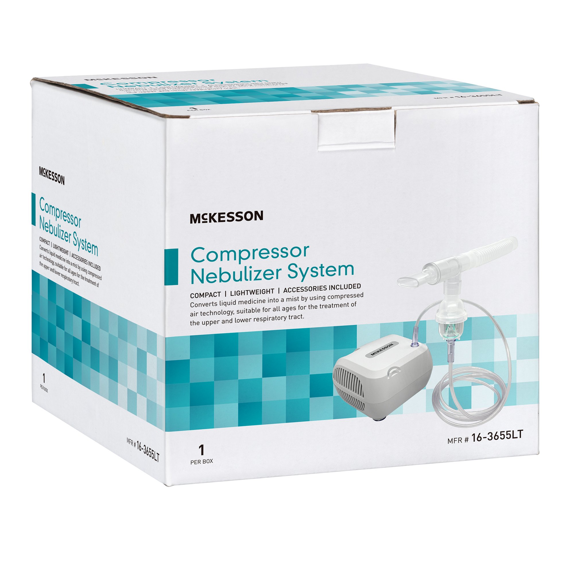 McKesson Brand - 16-3655LT McKesson Compressor Nebulizer System