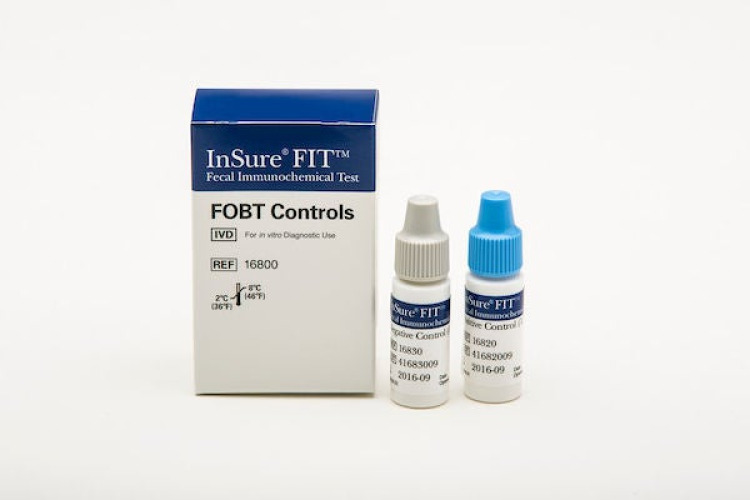 Enterix - 16800 Colorectal Cancer Screening Control Set InSure® ONE™ Fecal Occult Blood Test (FOBT) Positive Level / Negative Level 2 X 1.5 mL