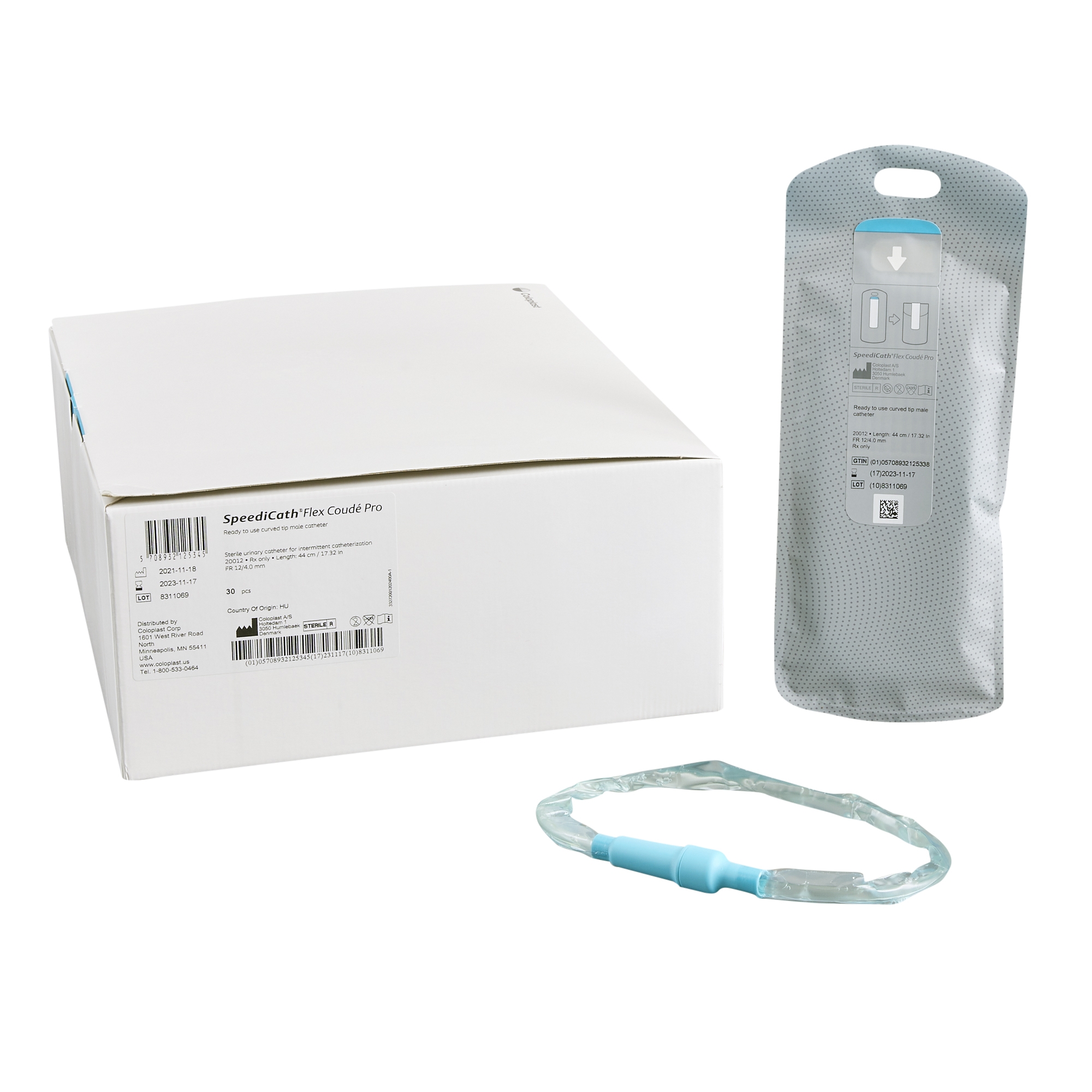 Coloplast - 20012 SpeediCath® Flex Coudé Pro Urethral Catheter
