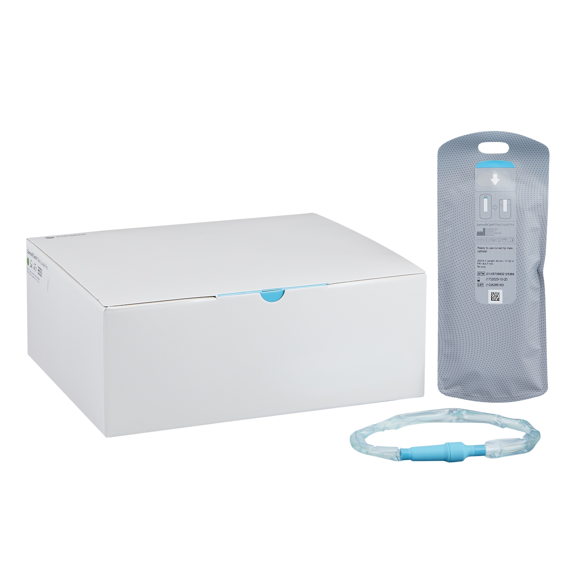 Coloplast - 20014 SpeediCath® Flex Coudé Pro Male Urethral Catheter