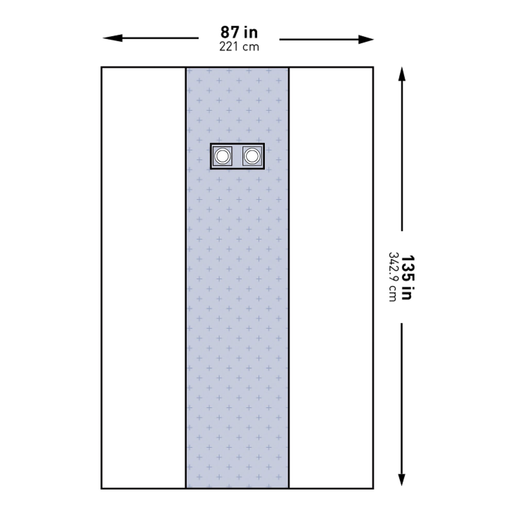 McKesson Brand - 183-I80-01105-S McKesson Sterile Femoral Angiography X-Long Drape