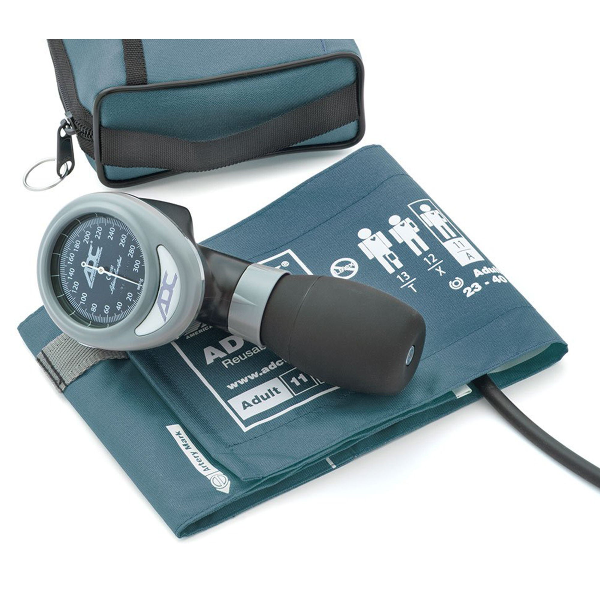 American Diagnostic Corp - 788-11ATL Aneroid Sphygmomanometer Unit Diagnostix™788 Series Adult Cuff Arm Nylon Cuff 23 - 40 cm Palm Aneroid