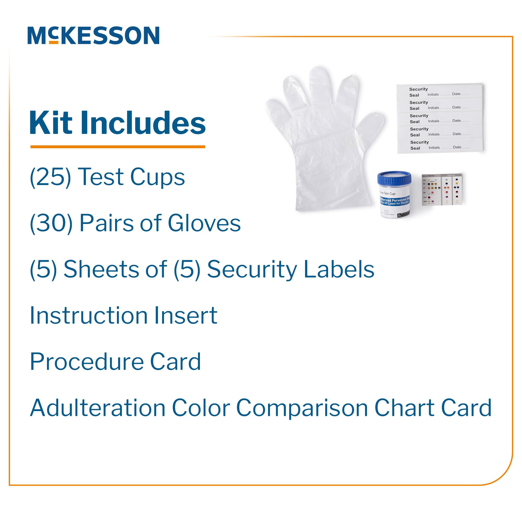 McKesson Brand - 16-6125A3 McKesson 12-Drug Panel with Adulterants Drugs of Abuse Test