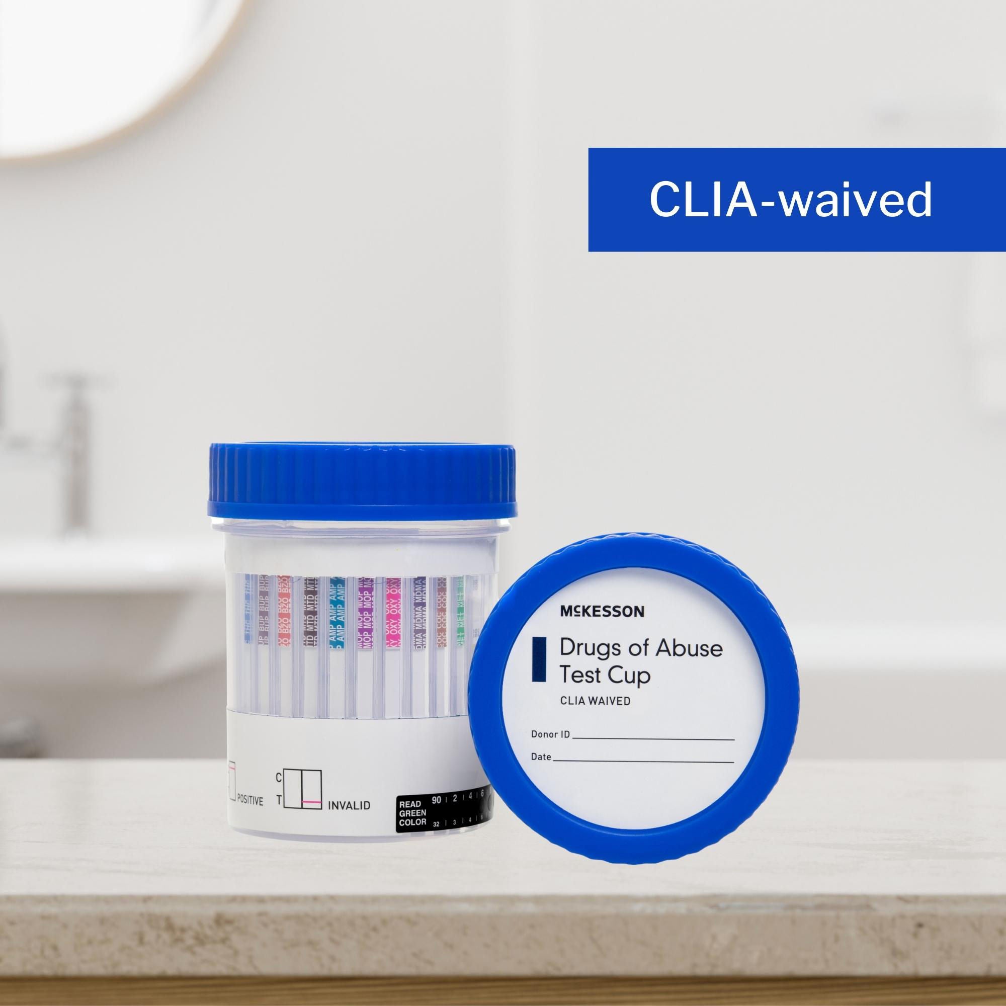 McKesson Brand - 16-8105A3 McKesson 10-Drug Panel with Adulterants Drugs of Abuse Test