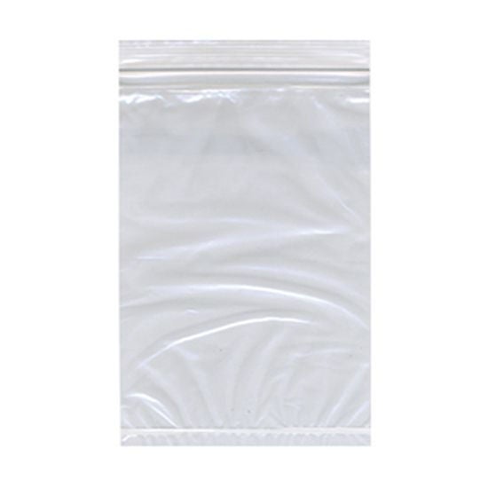 Action Health - 85251850079 Reclosable Bag 6 X 6 Inch Plastic Clear Zipper Closure