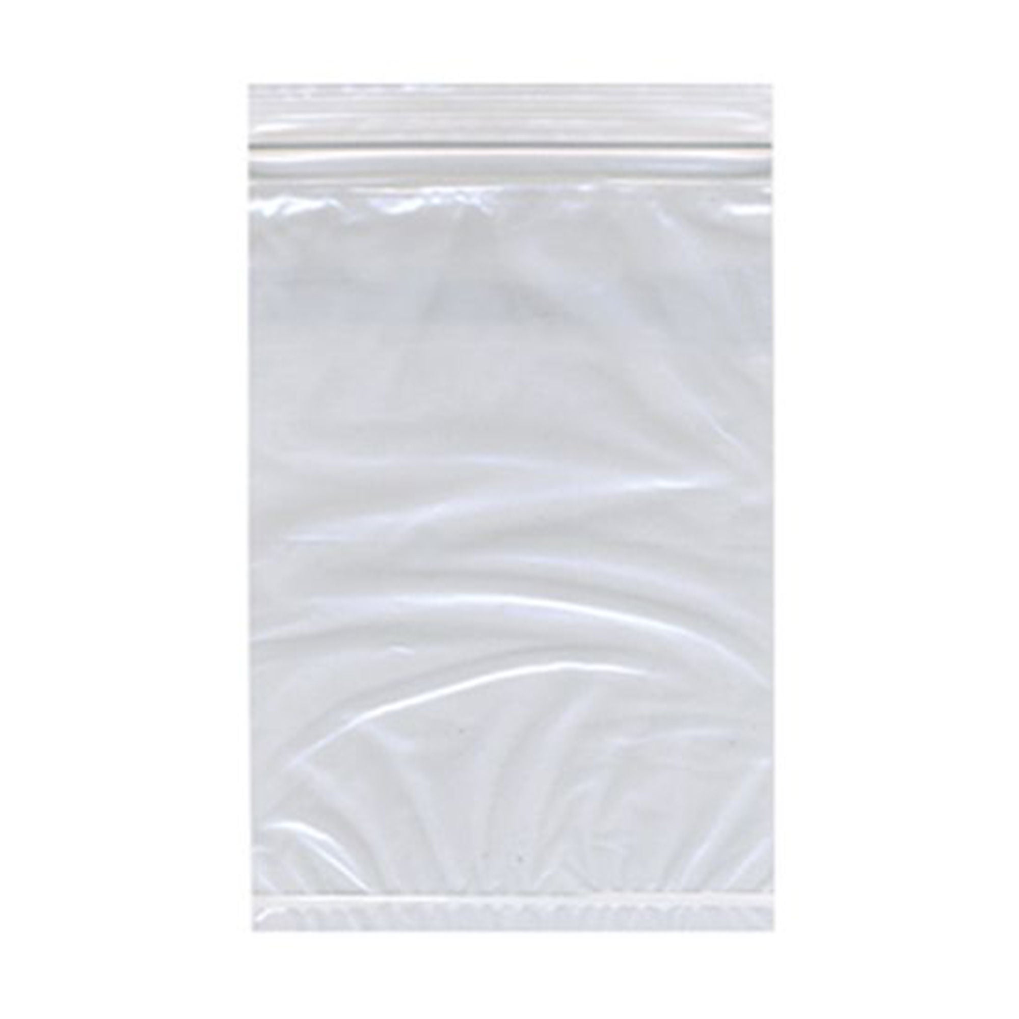 Action Health - 85251850819 Reclosable Bag 4 X 8 Inch Plastic Clear Zipper Closure