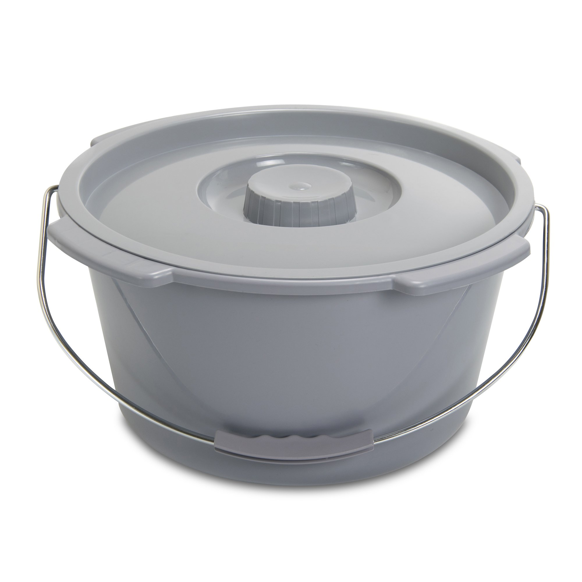 McKesson Brand - 146-11106 McKesson Commode Bucket With Metal Handle And Cover