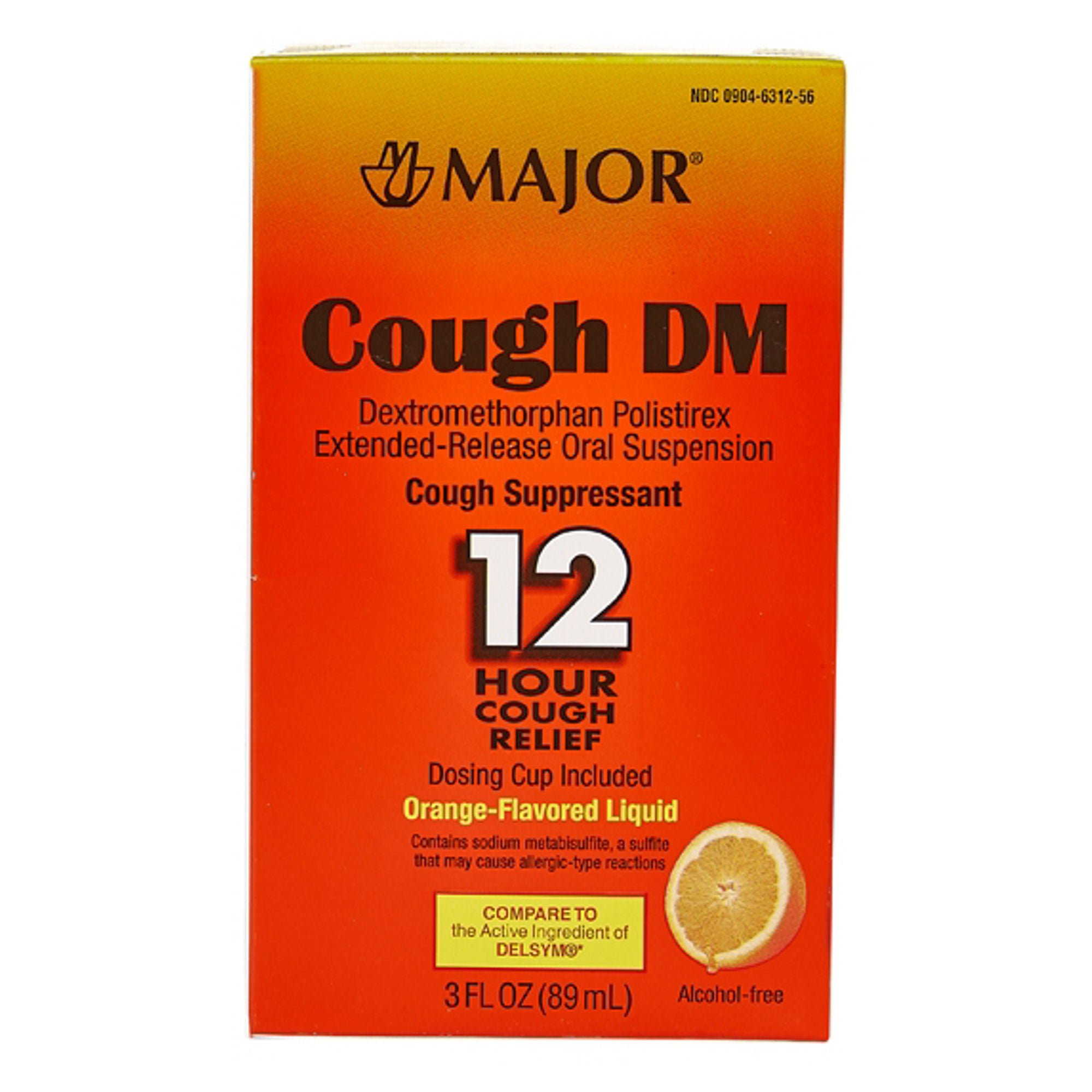 Major Pharmaceuticals - 00904631256 Major® Dextromethorphan HBr Cold and Cough Relief