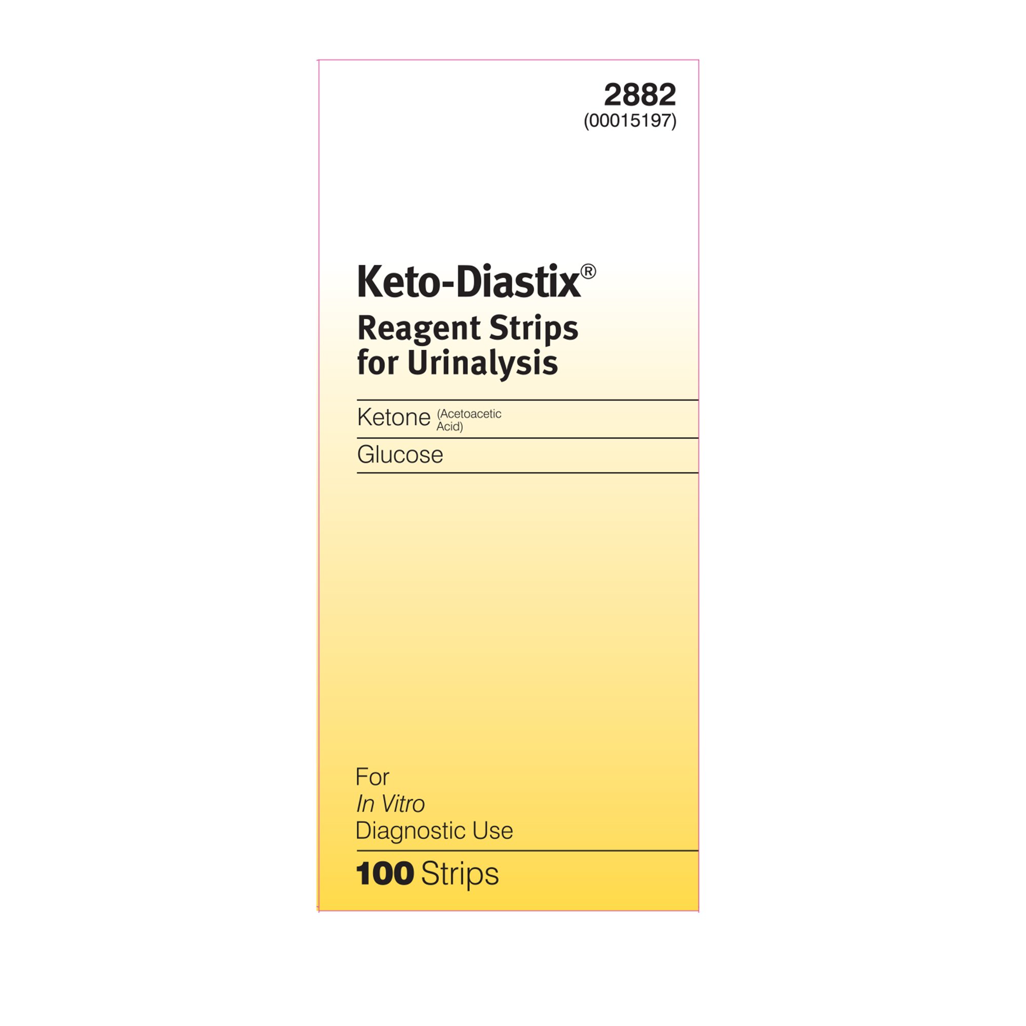 Ascensia Diabetes Care - 2882 Keto-Diastix® Urinalysis Reagent Strips