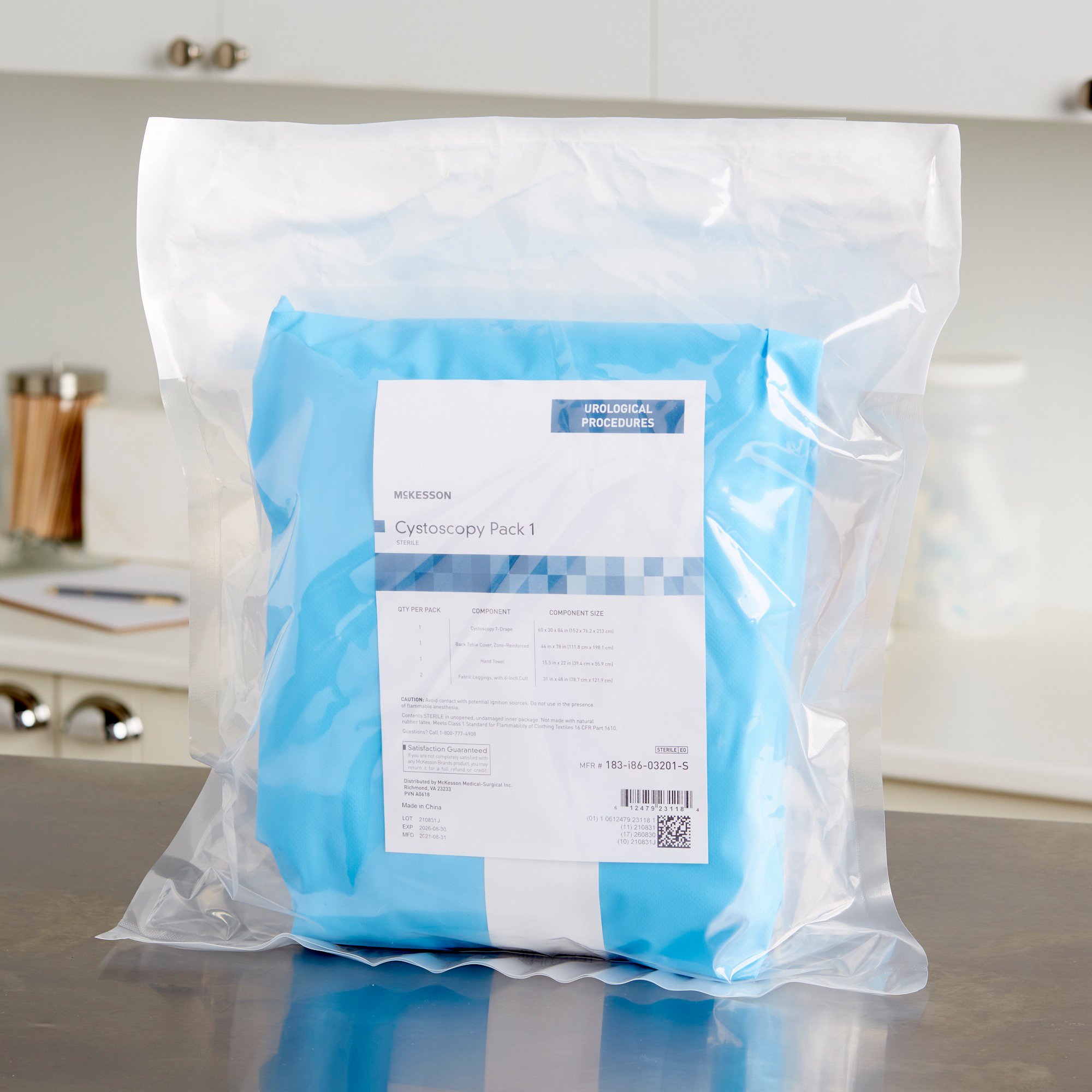 McKesson Brand 183-I86-03201-S - McKesson Urology Drape Pack - 1/Pack, 8/Case