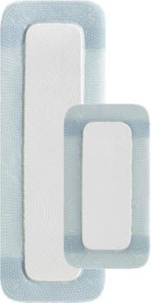 Coloplast - 33400 Foam Dressing Biatain® Silicone 4 X 8 Inch With Border Film Backing Silicone Adhesive Rectangle Sterile