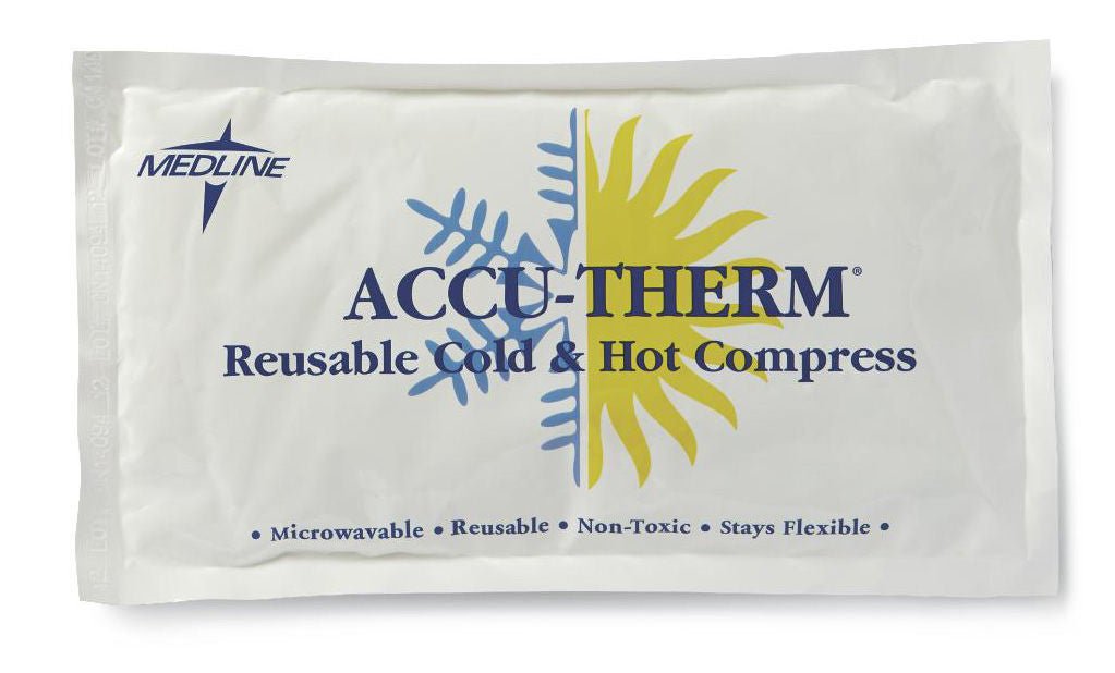 Medline - MDS138020 Hot / Cold Pack Accu-Therm™ General Purpose 5 X 10 Inch Poly / Nylon / Gel Reusable