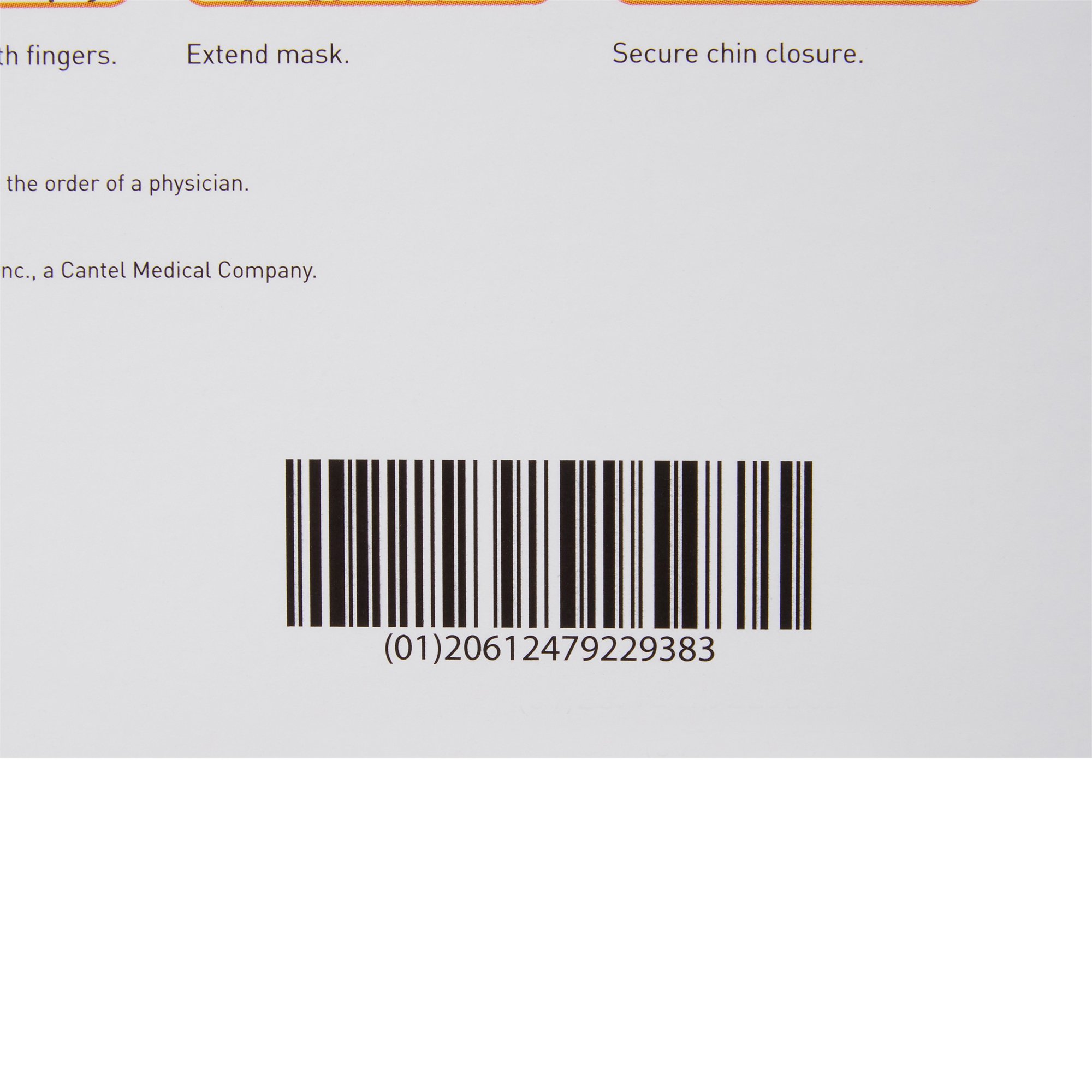 McKesson Brand 73-GCPWSSF - McKesson Procedure Masks with Eyeshields - 25/Box, 100/Case