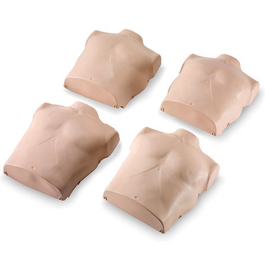 Prestan Products LLC - RPP-ASKIN-4-MS Replacement Manikin Torso Skin Pack Prestan® For Prestan® Professional Adult Medium Skin Manikins