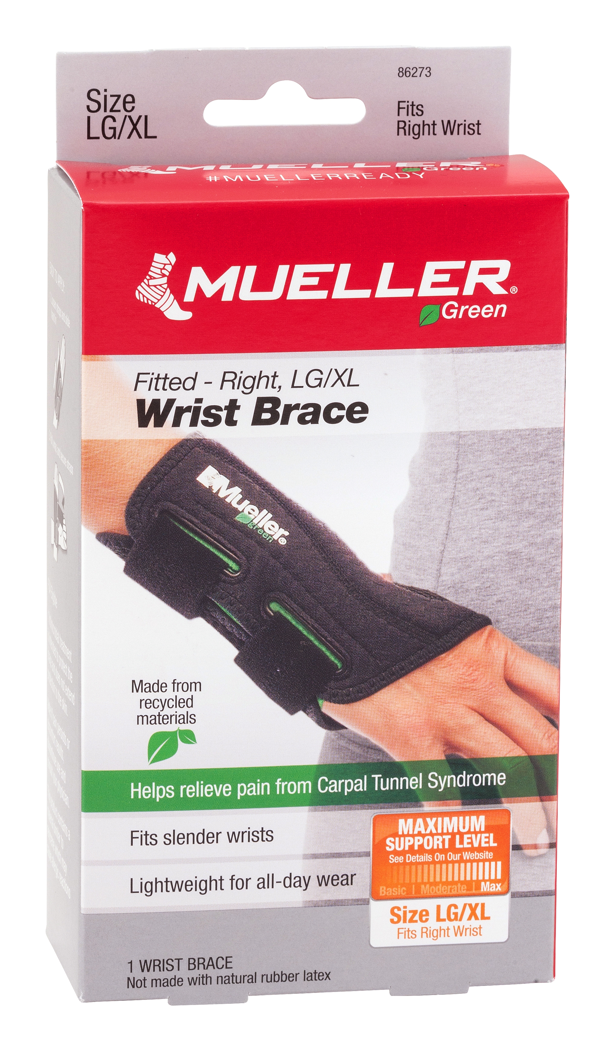 Mueller Green Wrist Brace 86273 by Mueller Sports Medicine