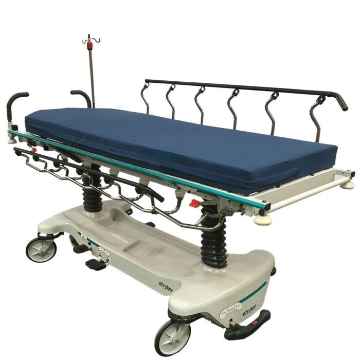 Gumbo Medical - S1001A Refurbished Stretcher Advantage Series Adjustable Height 500 lbs. Weight Capacity Adjustable Frame