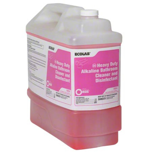 Ecolab - 6114914 Surface Disinfectant Cleaner Ecolab® 66 Heavy Duty Alkaline Bathroom Alkaline Based Manual Pour Liquid 2.5 gal. Jug Scented NonSterile