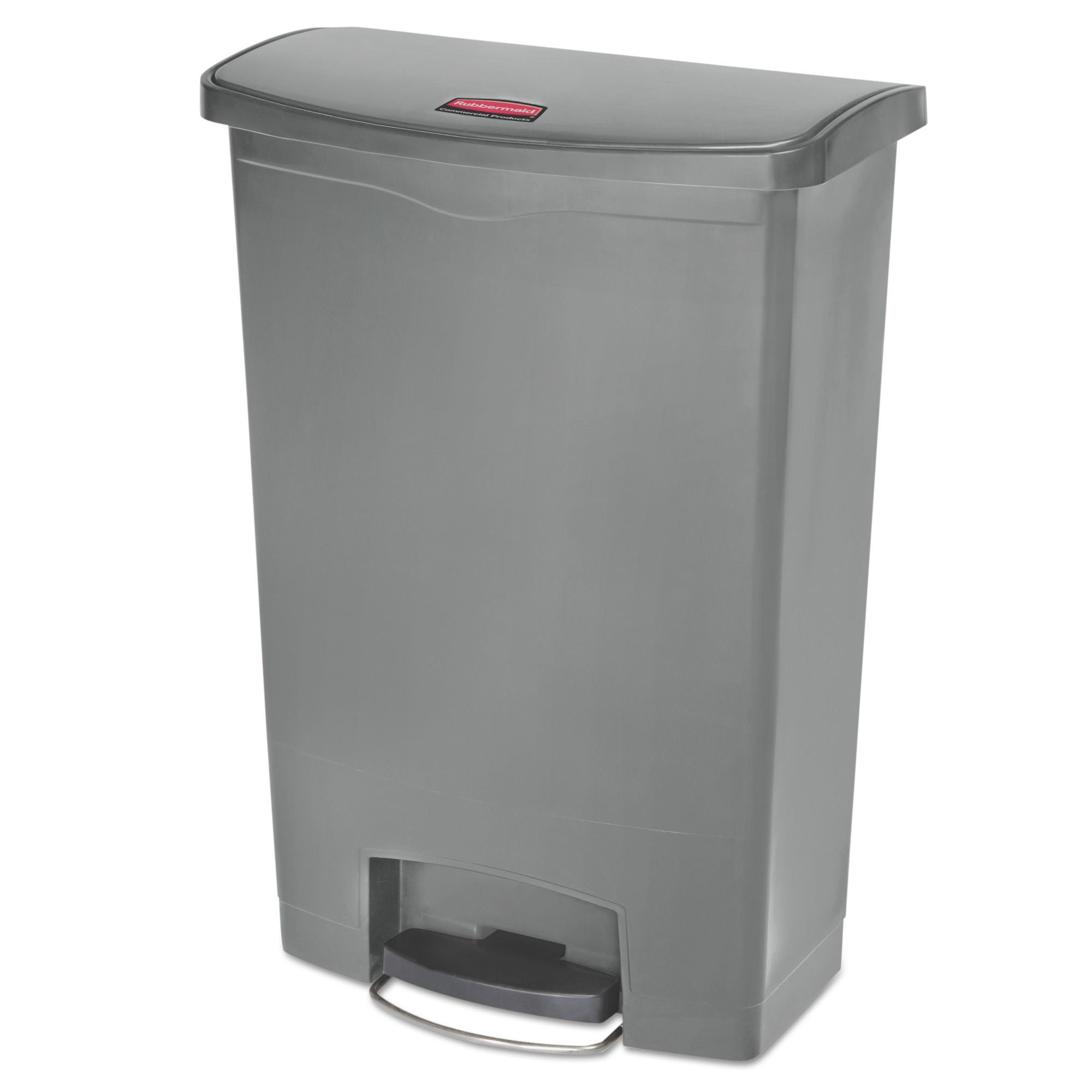 Essendant Co-United Stationers - RCP1883606 Trash Can Rubbermaid® Slim Jim® 96 Quart / 24 gal. Gray Polyethylene Rectangular
