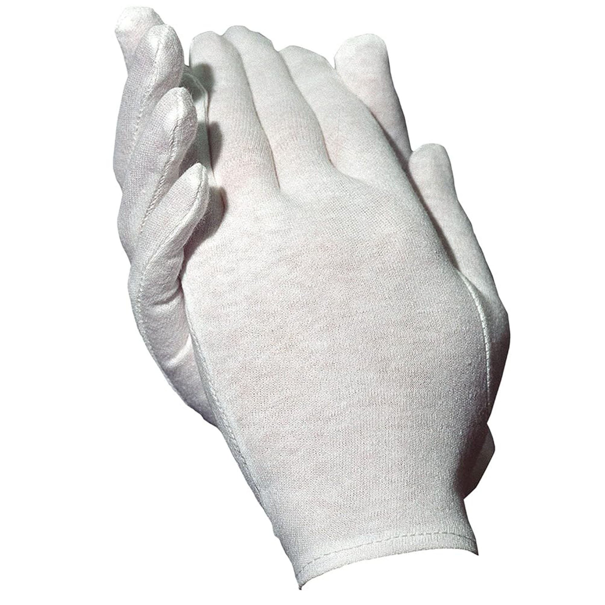 Cara Inc 03805600082 - Cara® Cotton Gloves Aid in Infection Prevention & Absorption of Moisturizers, MD - 1/Pair