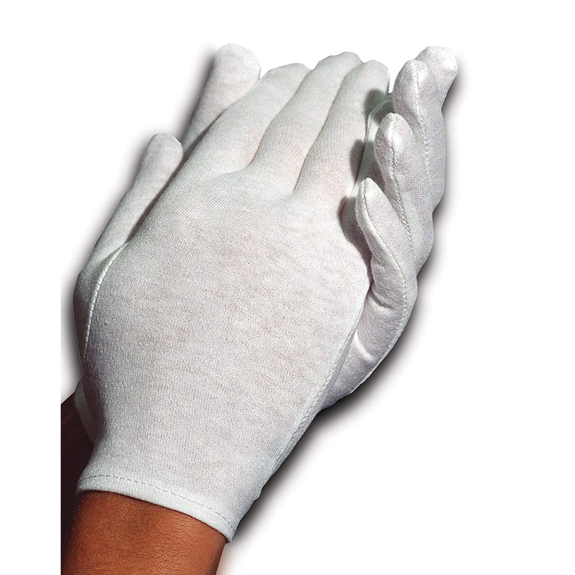 Cara Inc 03805600082 - Cara® Cotton Gloves Aid in Infection Prevention & Absorption of Moisturizers, MD - 1/Pair