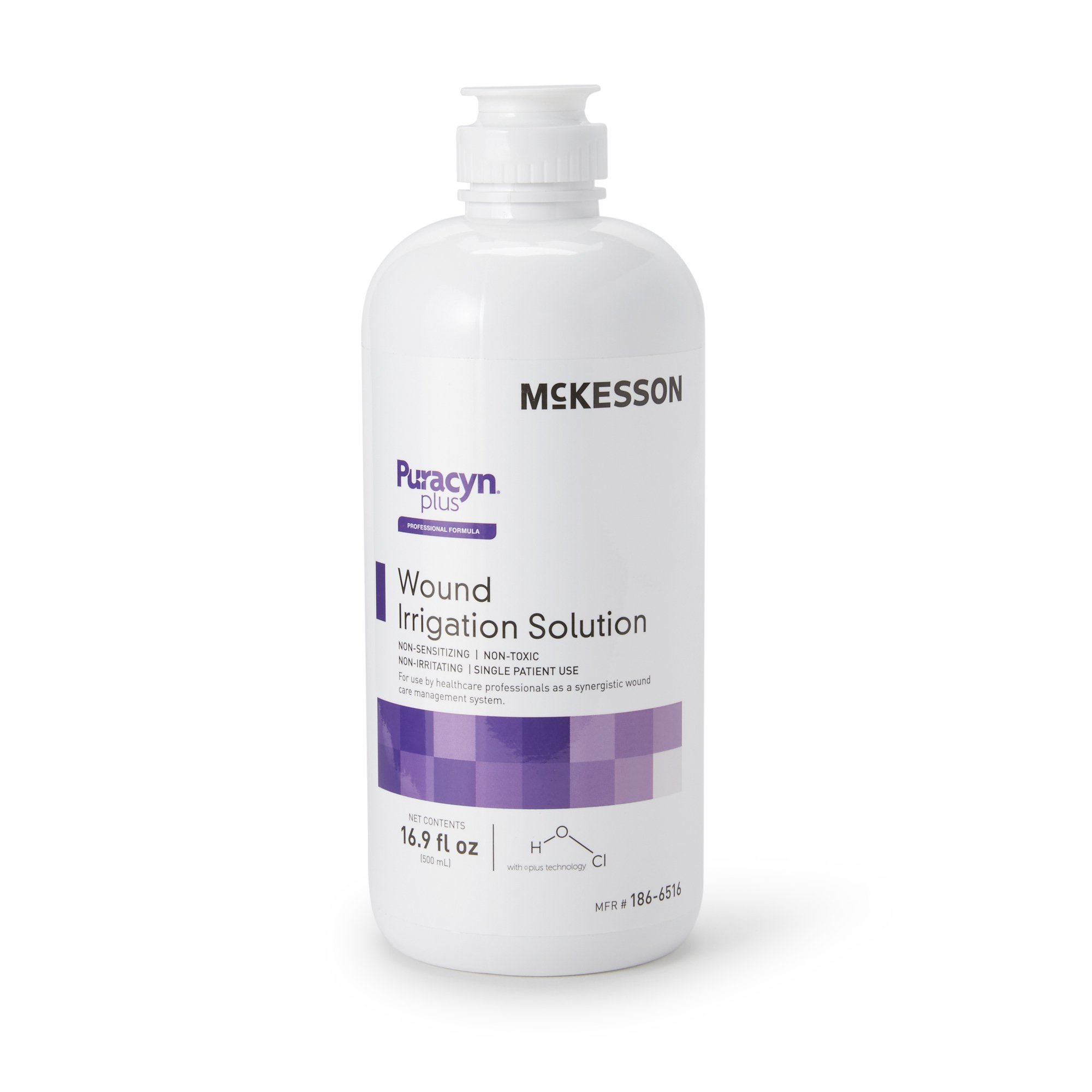 McKesson Brand - 186-6516 McKesson Puracyn® Plus Professional Wound Irrigation Solution