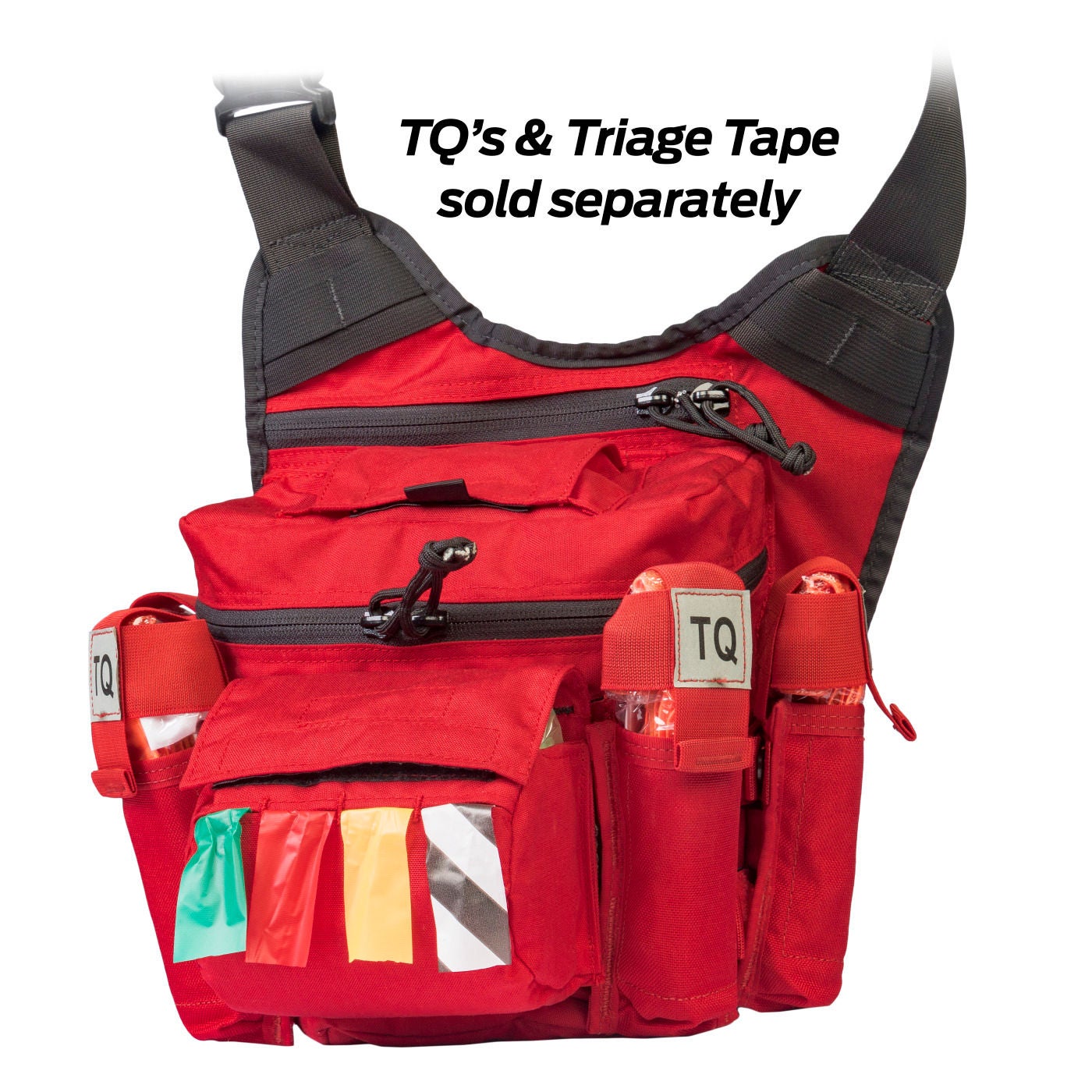 North American Rescue - 80-0413 Emergency Bag Rescue Task Force Red Nylon 12 X 12 X 6 Inch