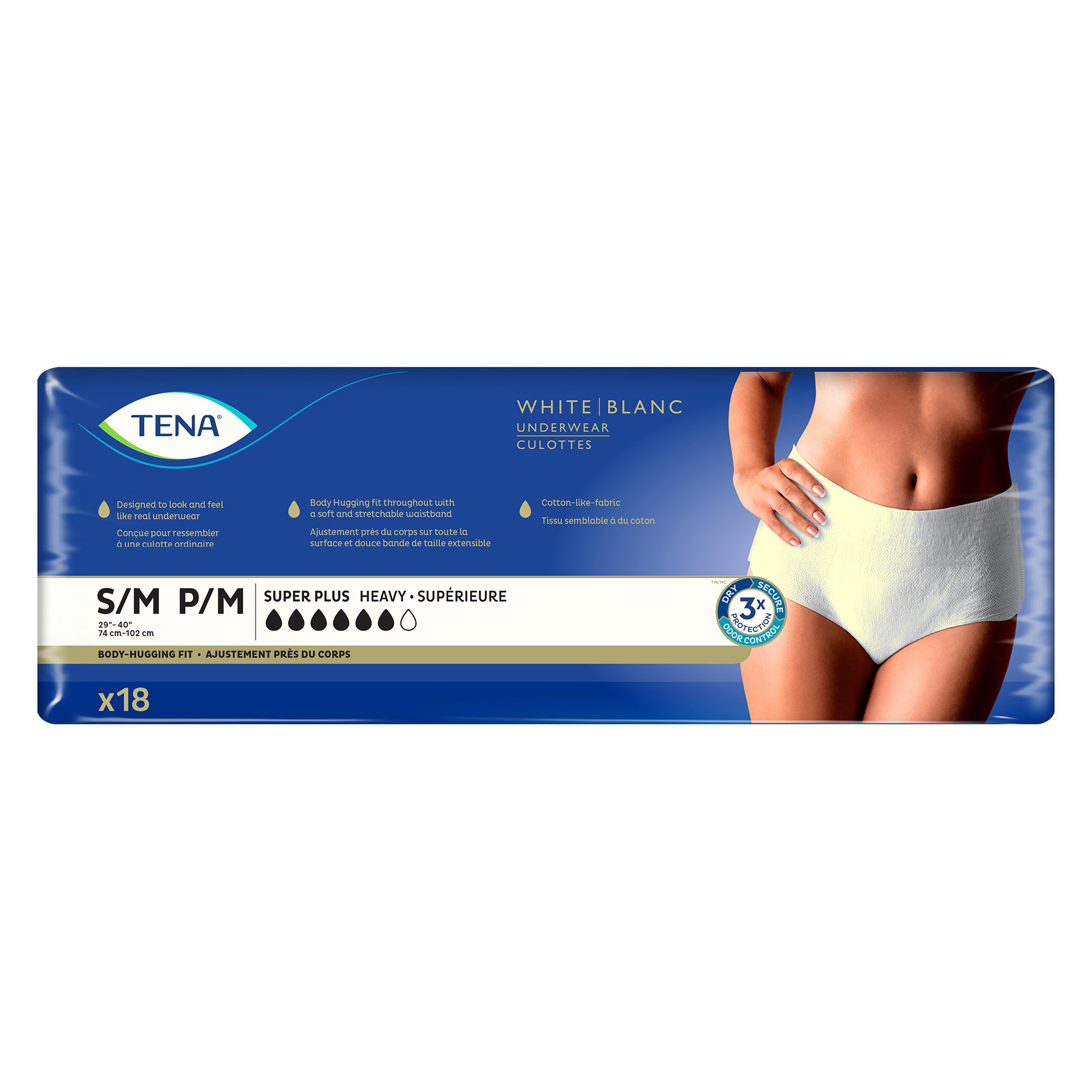 Essity HMS North America Inc 54285 - Tena® Women™ Super Plus Heavy Absorbent Underwear, Small / Medium - 18/Bag, 72/Case