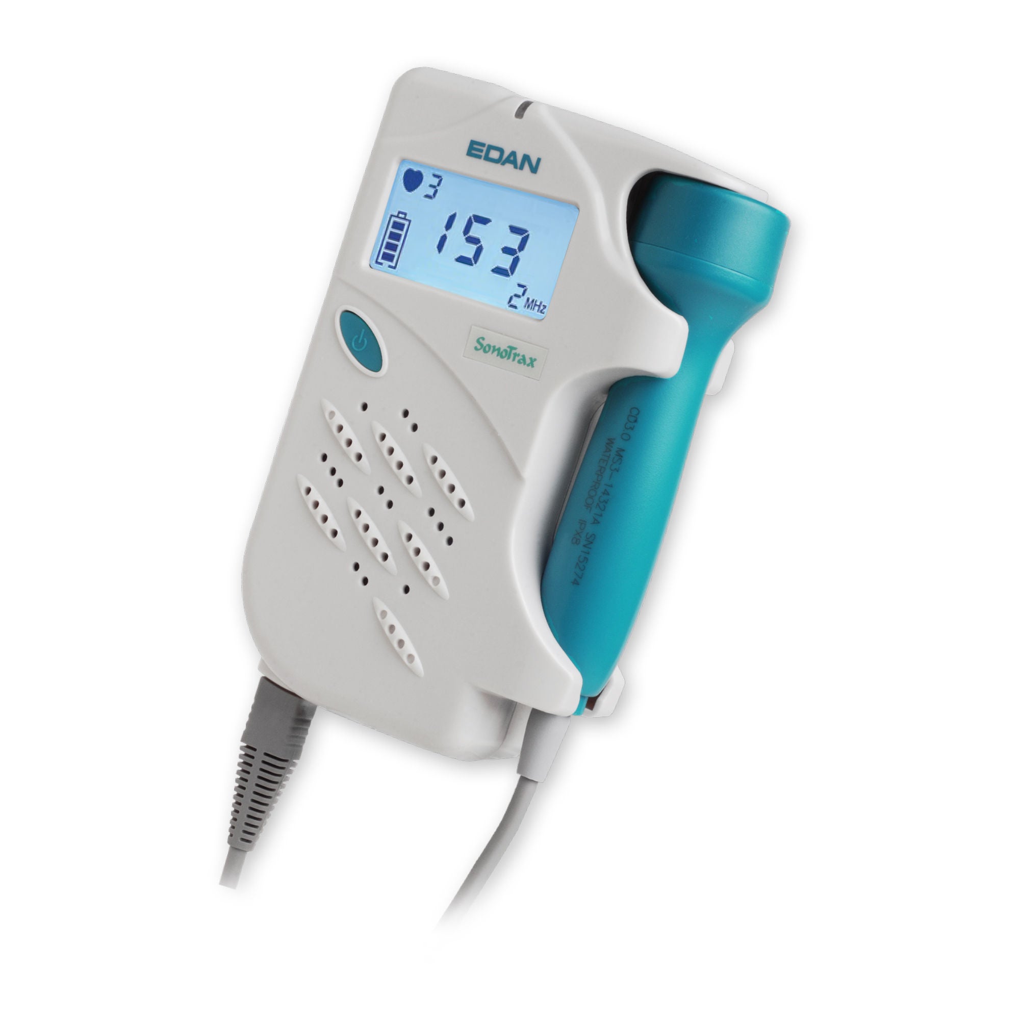 EdanUSA & MDPro - STBA.03 Handheld Doppler EDAN SonoTrax Digital Display Obstetric Probe 3 MHz Frequency