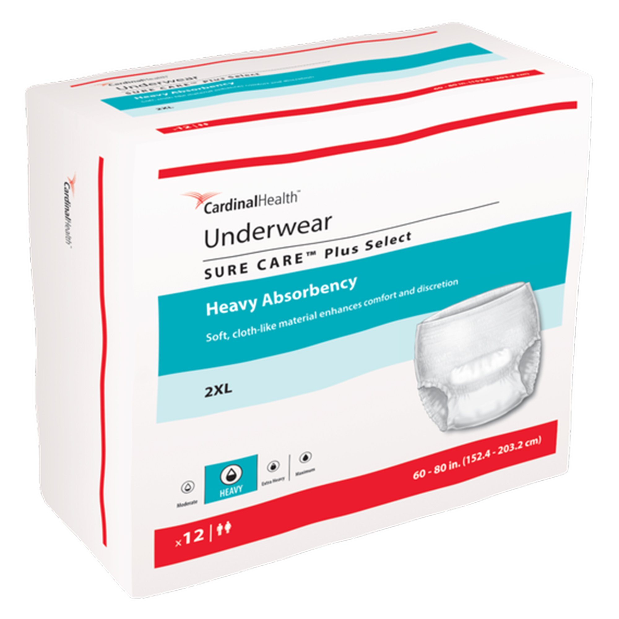 Cardinal - 1560P Sure Care™ Plus Heavy Absorbent Underwear