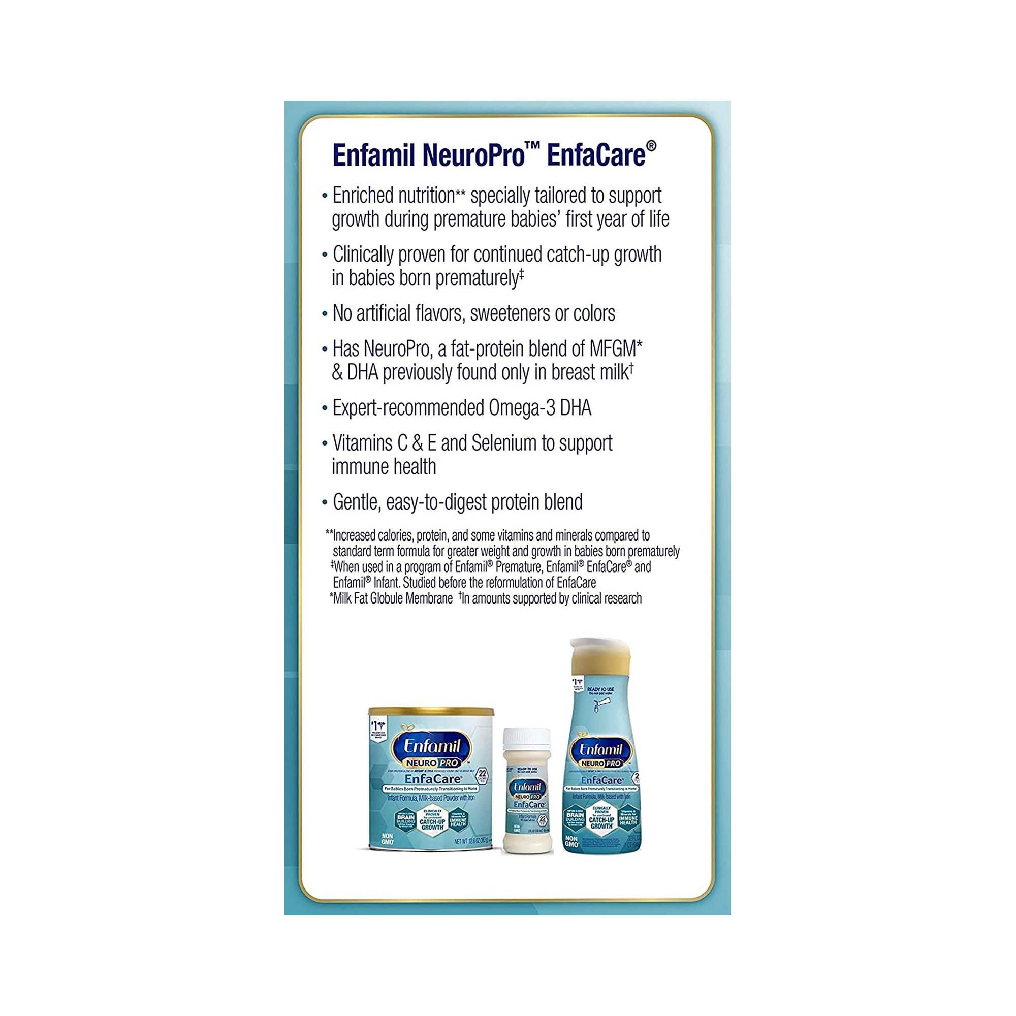 Mead Johnson - 124902 Enfamil® NeuroPro™ EnfaCare® Ready to Use Infant Formula