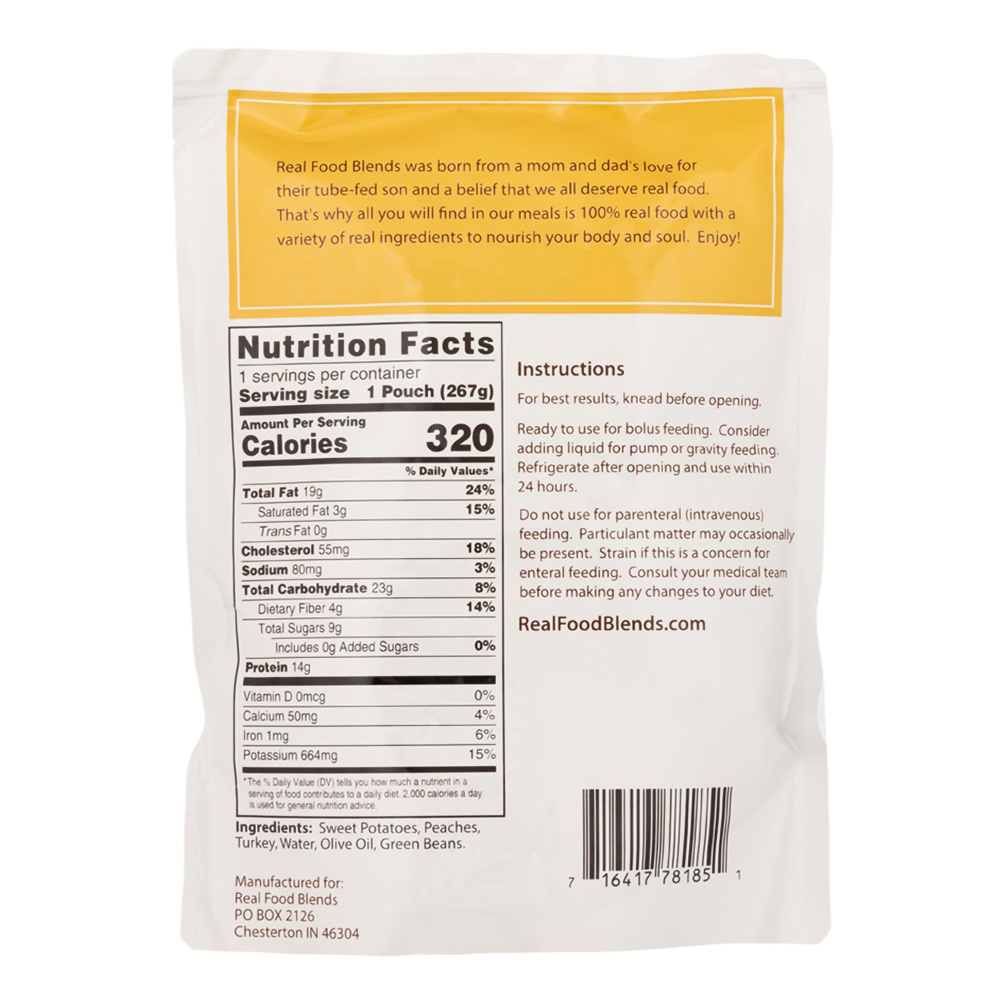 Nutritionals Medicinals - 176990 Real Food Blends™ Turkey