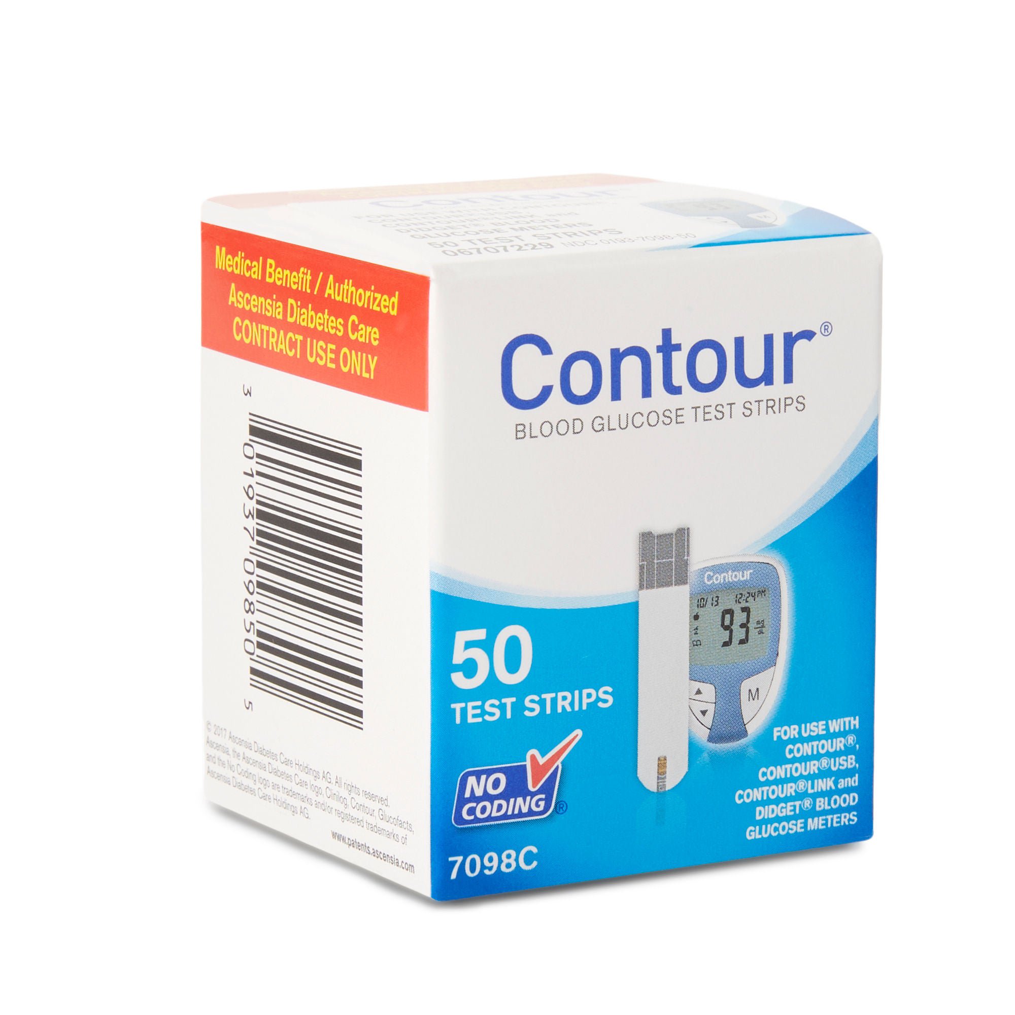 Ascensia Diabetes Care - 7098C Bayer Contour® Blood Glucose Test Strips