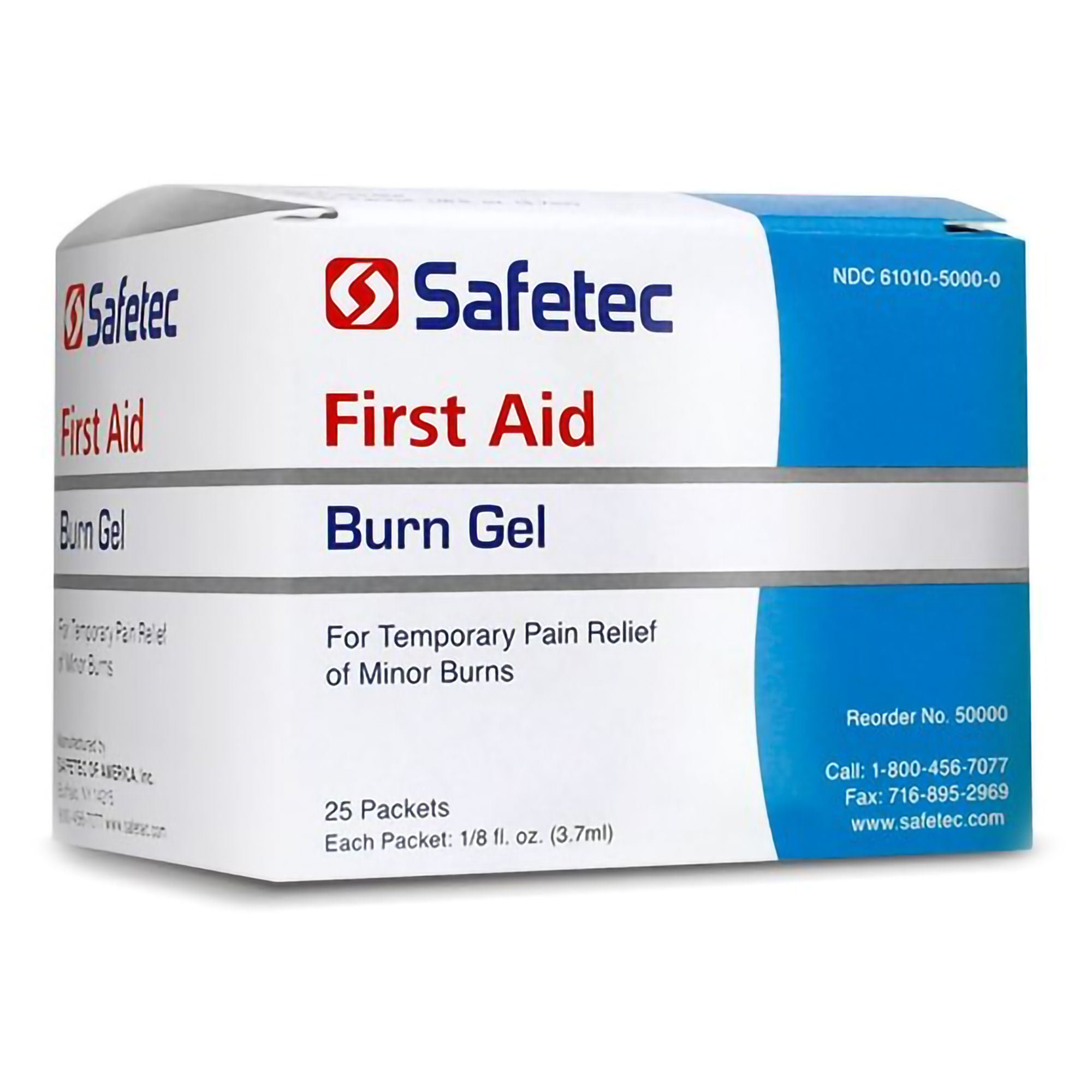 Safetec of America - 50006 Safetec Lidocaine First Aid Burn Gel