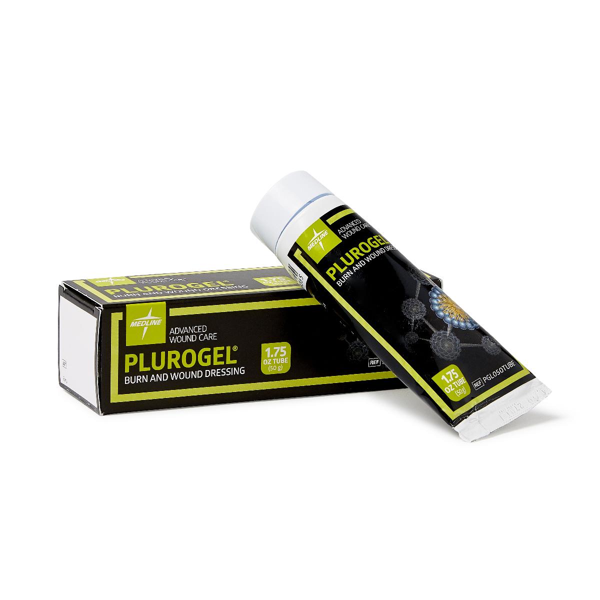Medline - PGL050TUBE Wound and Burn Dressing PluroGel® Gel 1.75 oz. Tube NonSterile