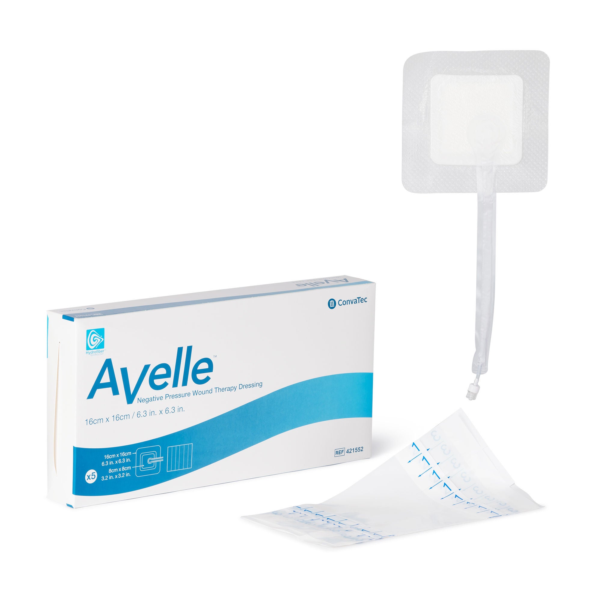 ConvaTec - 421552 Negative Pressure Dressing Avelle™ 16 X 16 cm