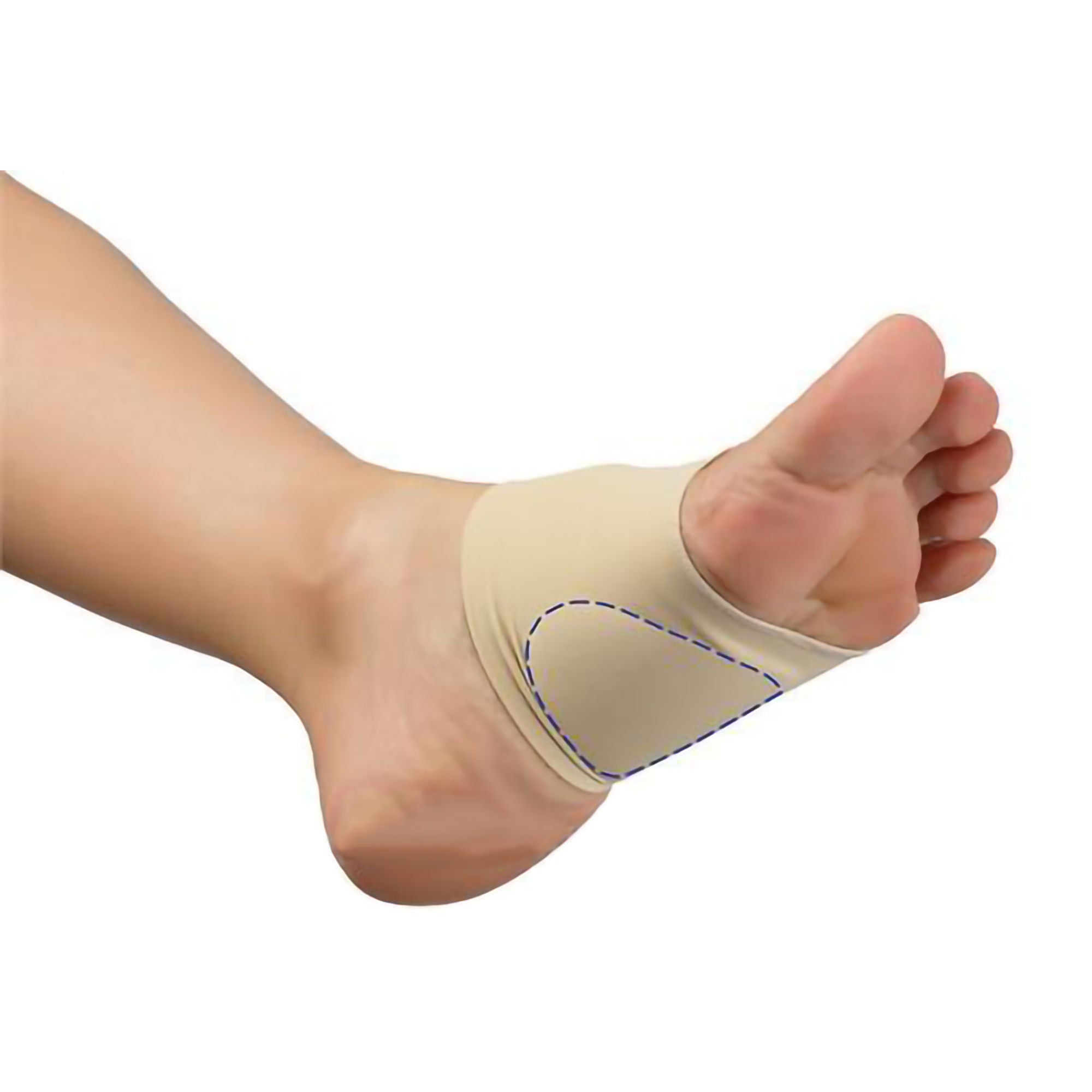 Pedifix - P1450-L/XL Arch Sleeve Visco-GEL® Plantar Fasciitis Arch Support Sleeve Large / X-Large Pull-On Foot