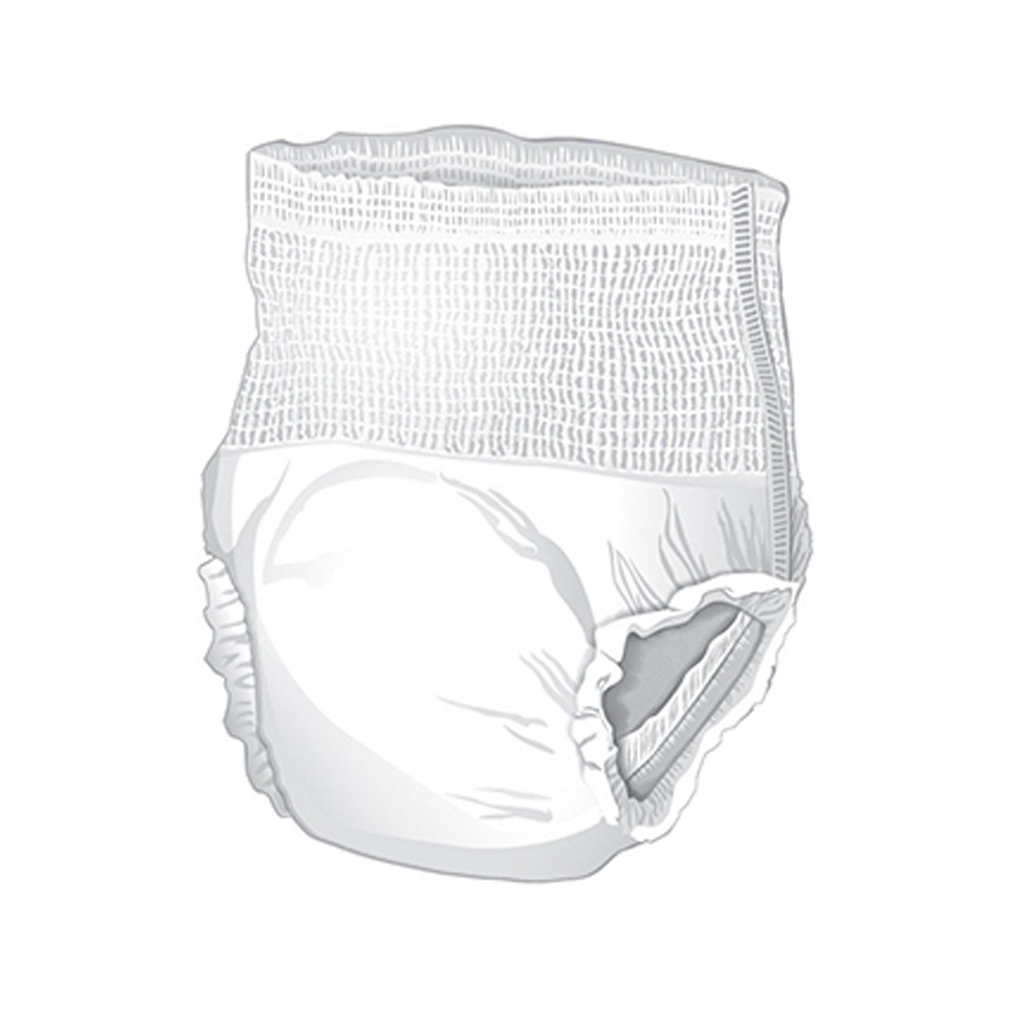 McKesson Brand - UWEXTMD McKesson Extended Wear Maximum Absorbency Underwear