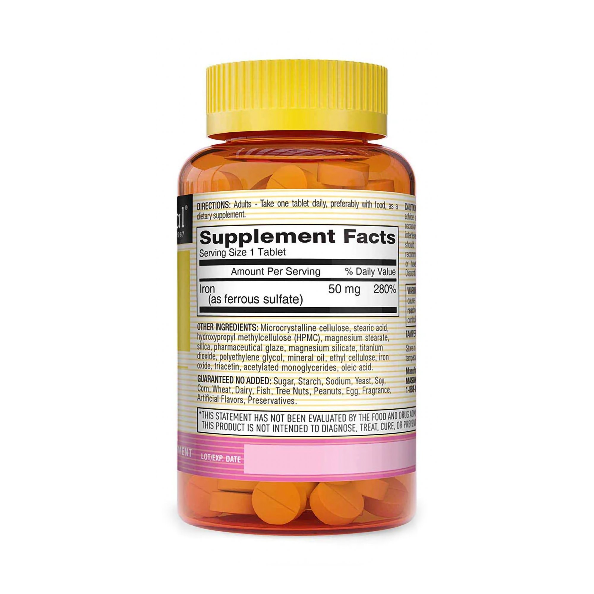 Mason Vitamins 31184515265 - Mason Vitamins Iron Mineral Supplement - 1/Each