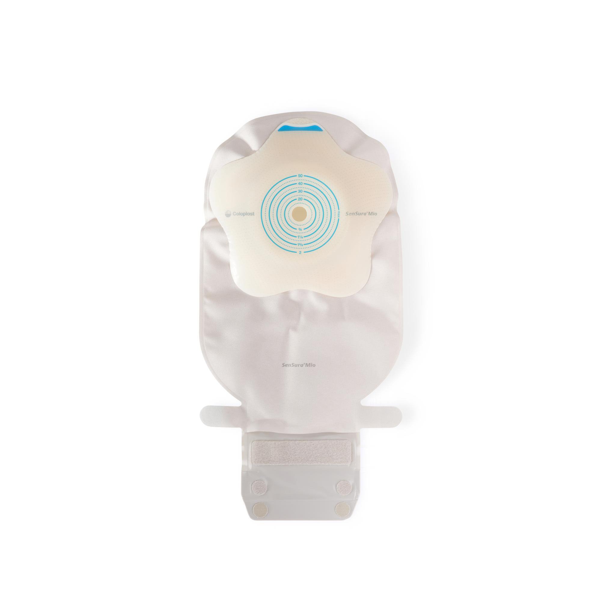 Coloplast 18340 - SenSura® Mio Convex Flip 1-Piece Transparent Ostomy Pouch, 10 – 60mm Stomas - 10/Box