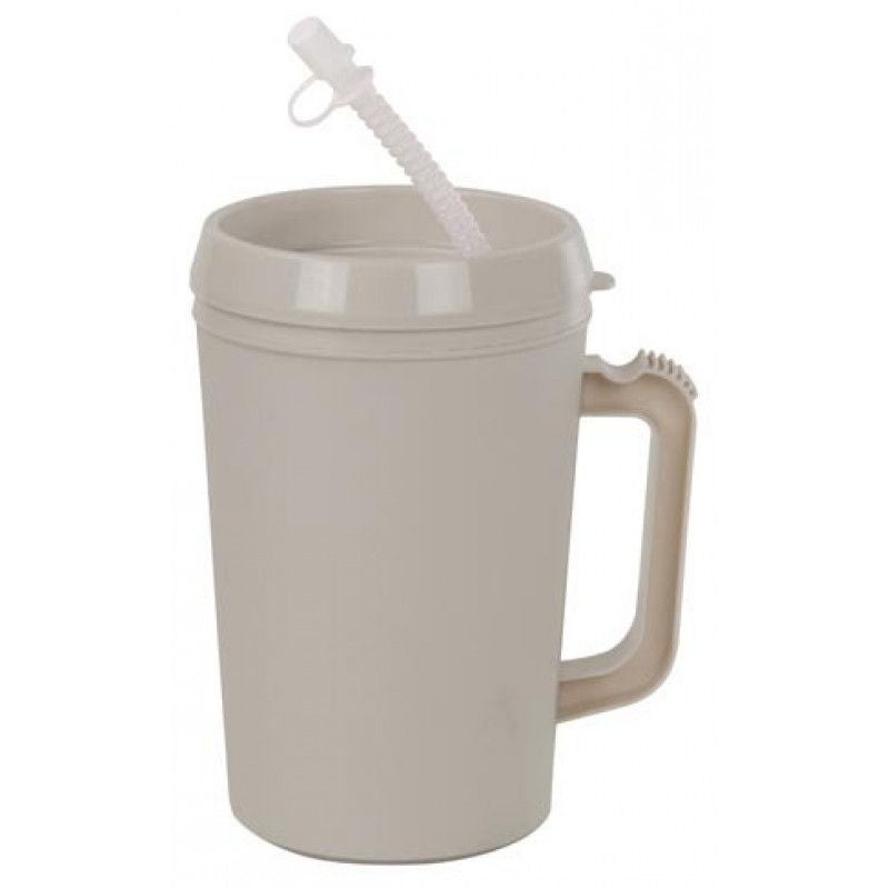 GMAX Industries - GP55408L Drinking Mug Lid For GP55408 34 oz. Insulated Drinking Mugs Granite Plastic Reusable