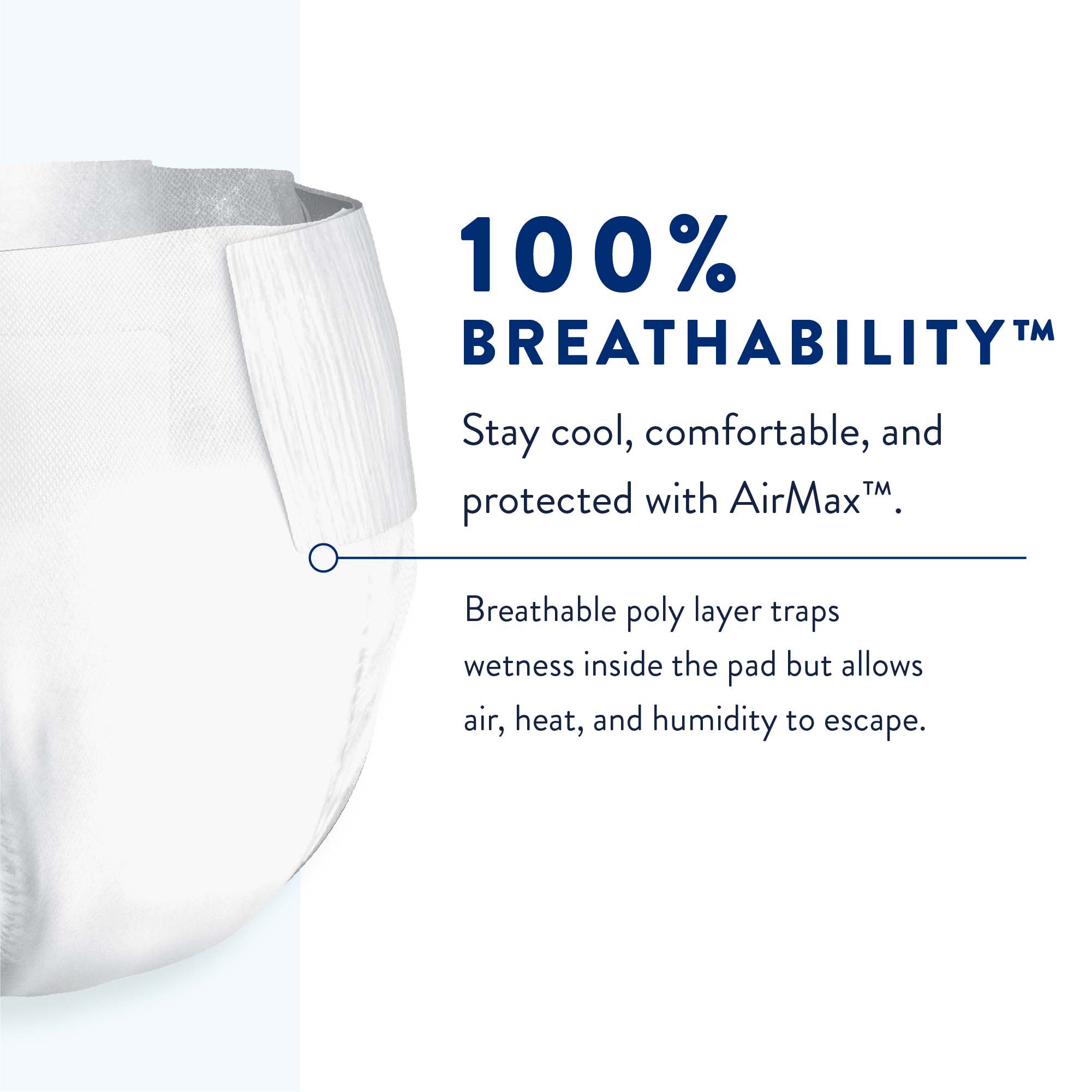 First Quality Products LLC NGX-013 - Prevail Air™ Overnight Briefs Overnight Absorbency, Size 2 - 18/Bag, 72/Case