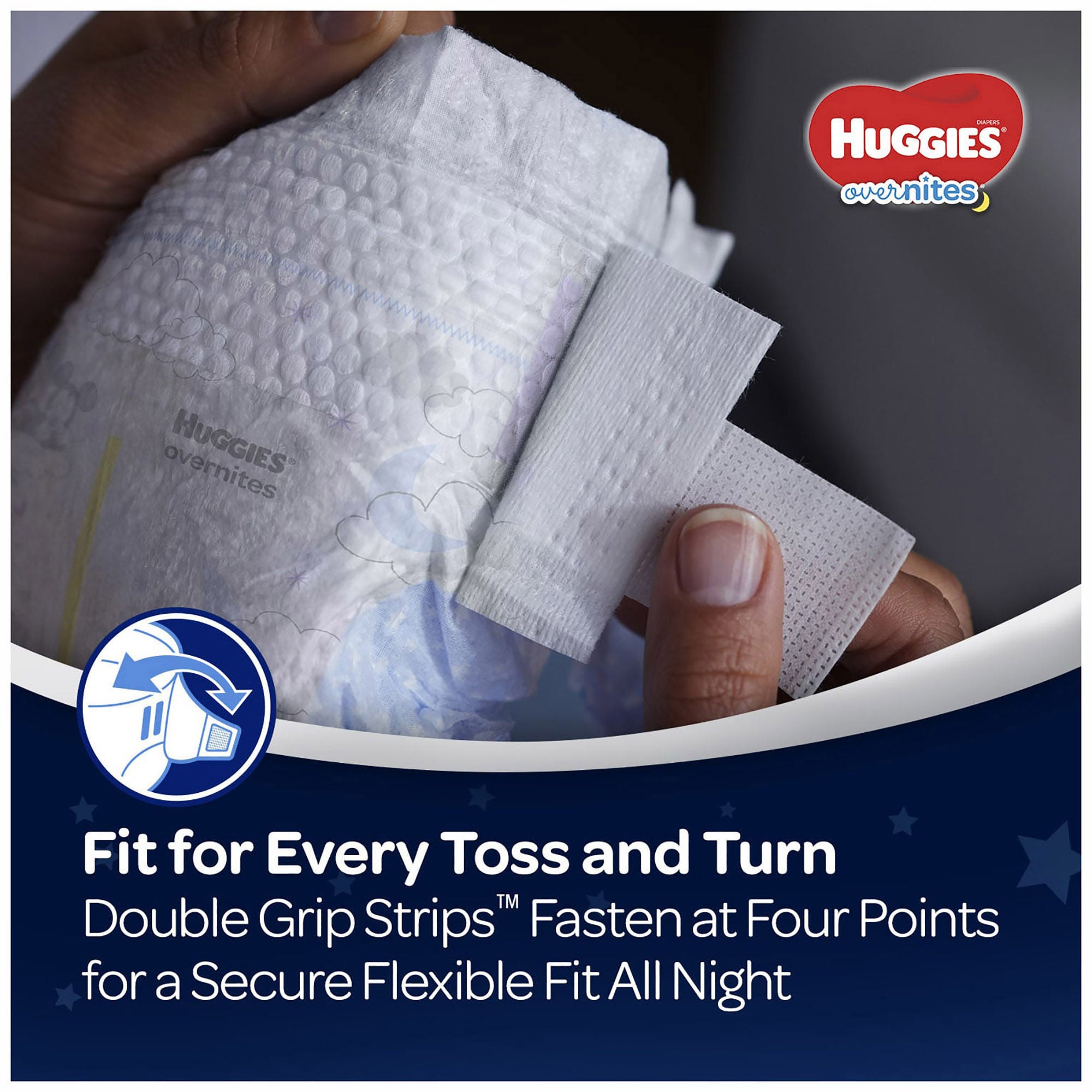 Kimberly Clark - 49536 Huggies® OverNites Diaper, Size 3