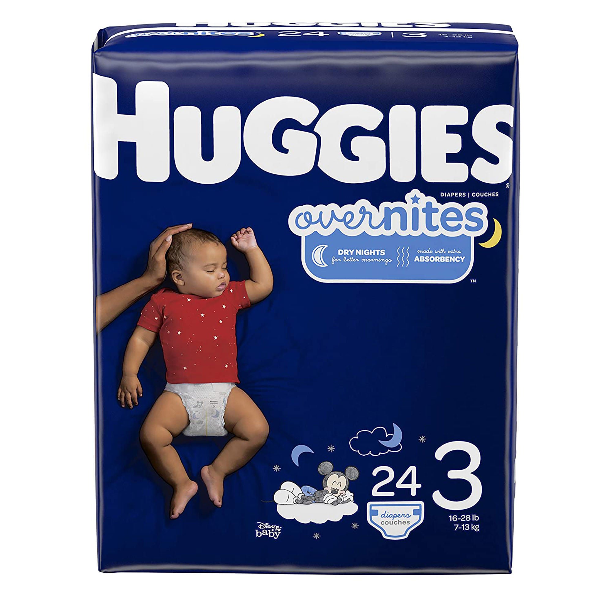 Kimberly Clark - 49536 Huggies® OverNites Diaper, Size 3
